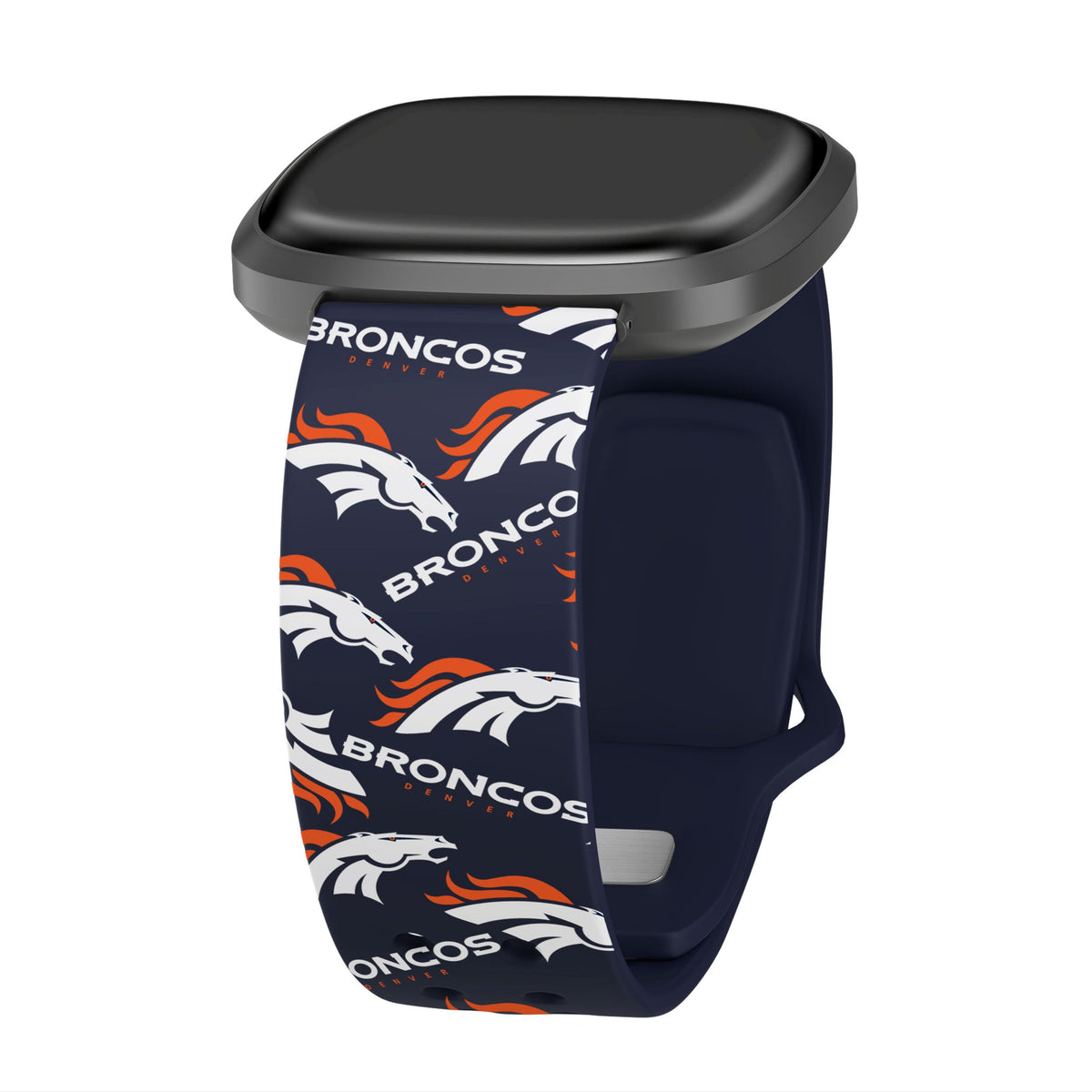 Game Time Denver Broncos HD Fitbit Versa 3 and Sense Watch Band