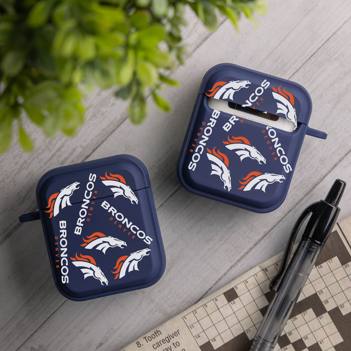 Denver Broncos HDX Apple AirPods Gen 1 &amp; 2 Case Cover