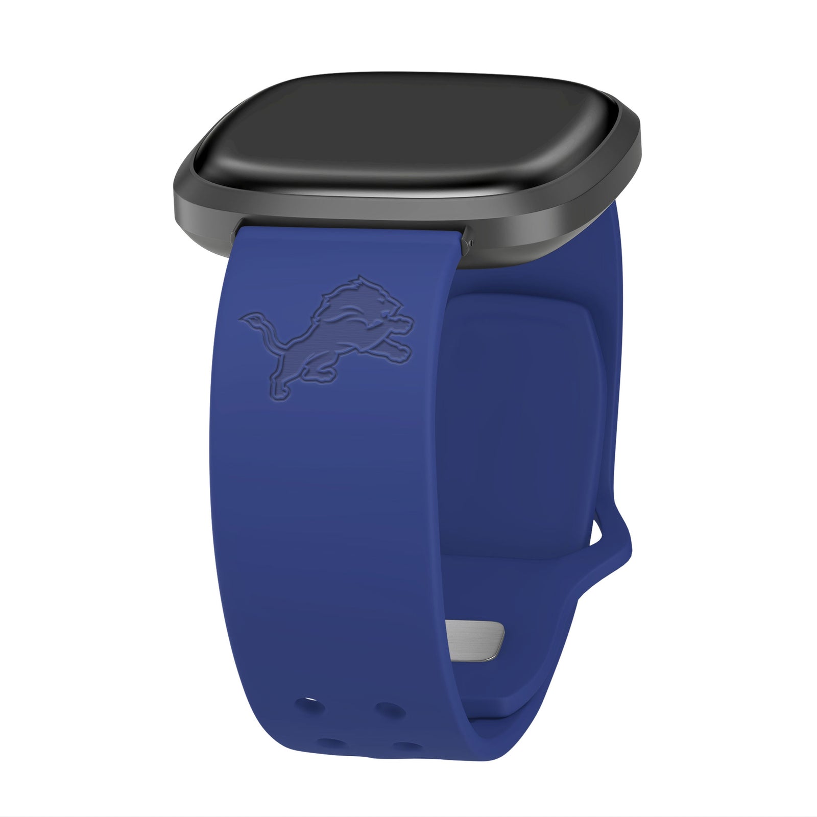 Game Time Detroit Lions Engraved Silicone Sport Fitbit Versa 3 & Sense 1 Watch Band