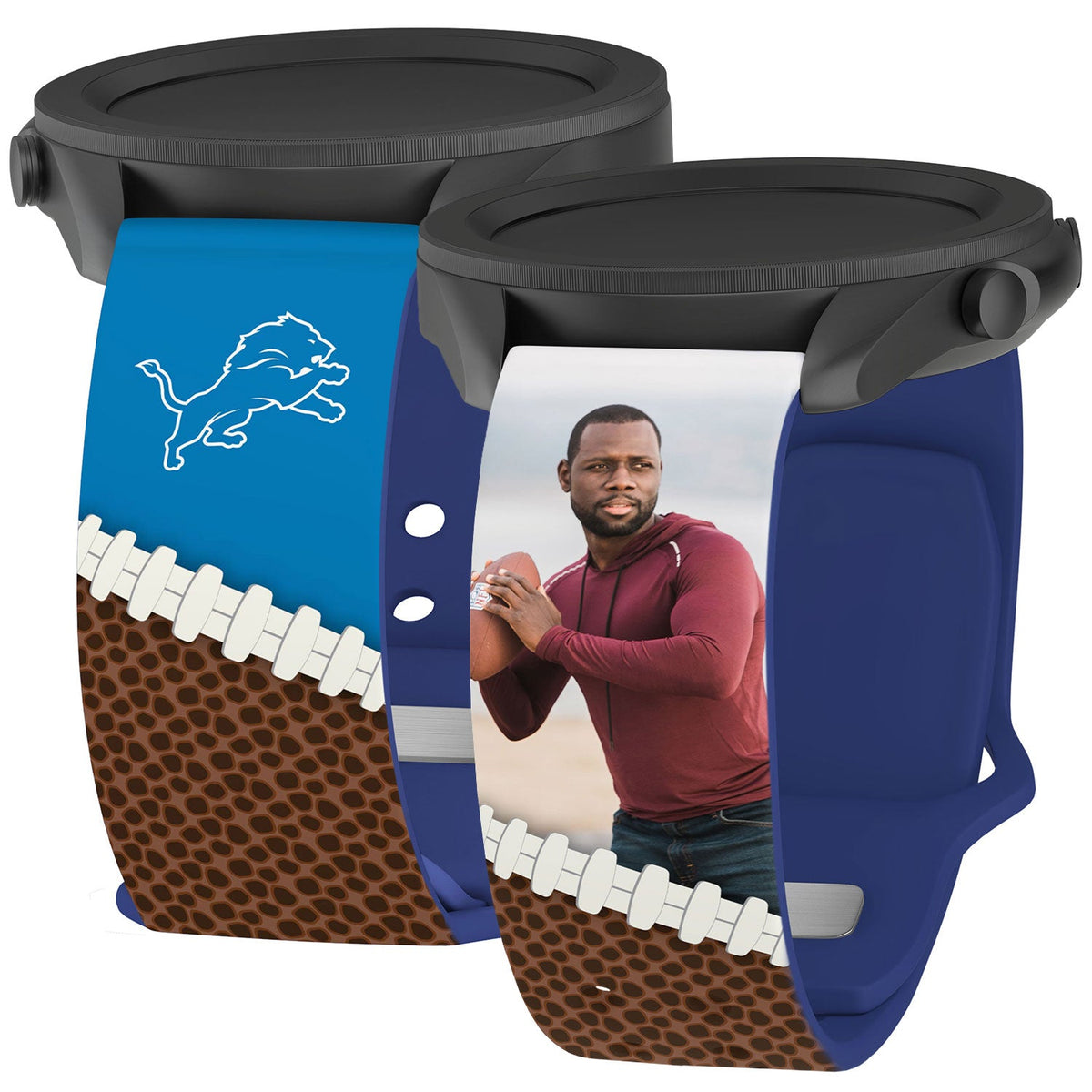 Detroit Lions Custom Photo HD Samsung Galaxy Watch Band