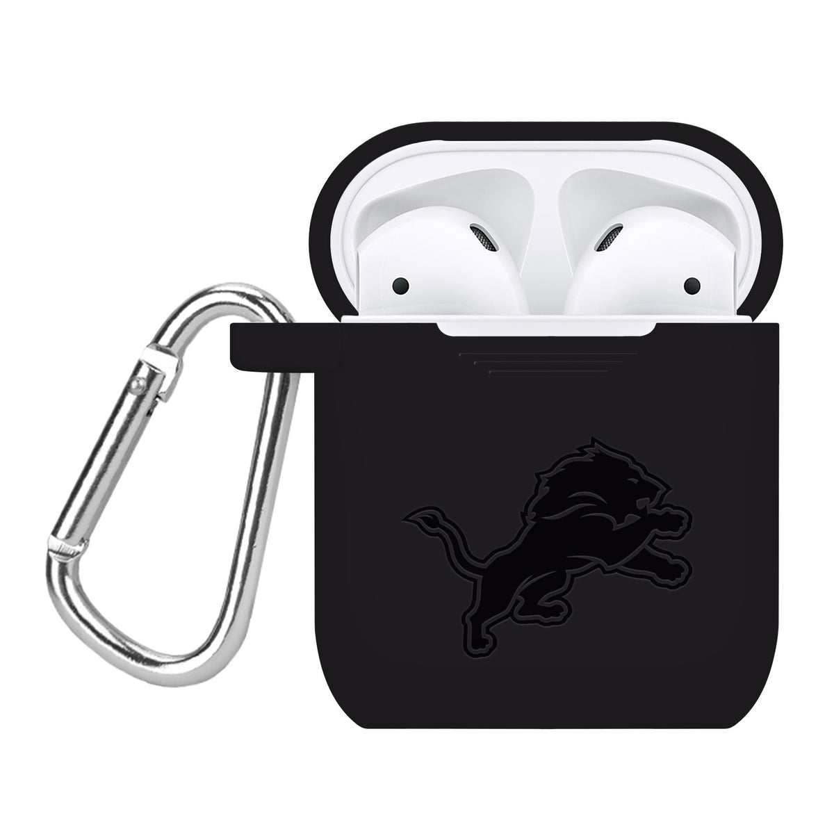 Game Time Detroit Lions Engraved Silicone AirPods Gen 1 &amp; 2 Case Cover