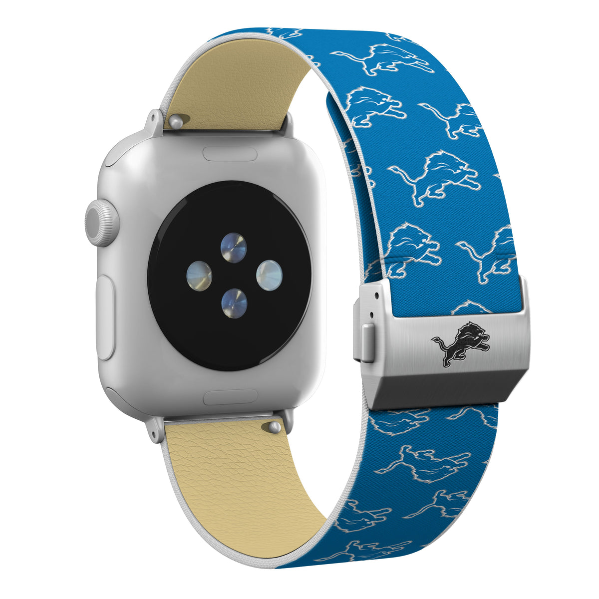 Detroit Lions Full Print Watch Band With Engraved Buckle - AffinityBands