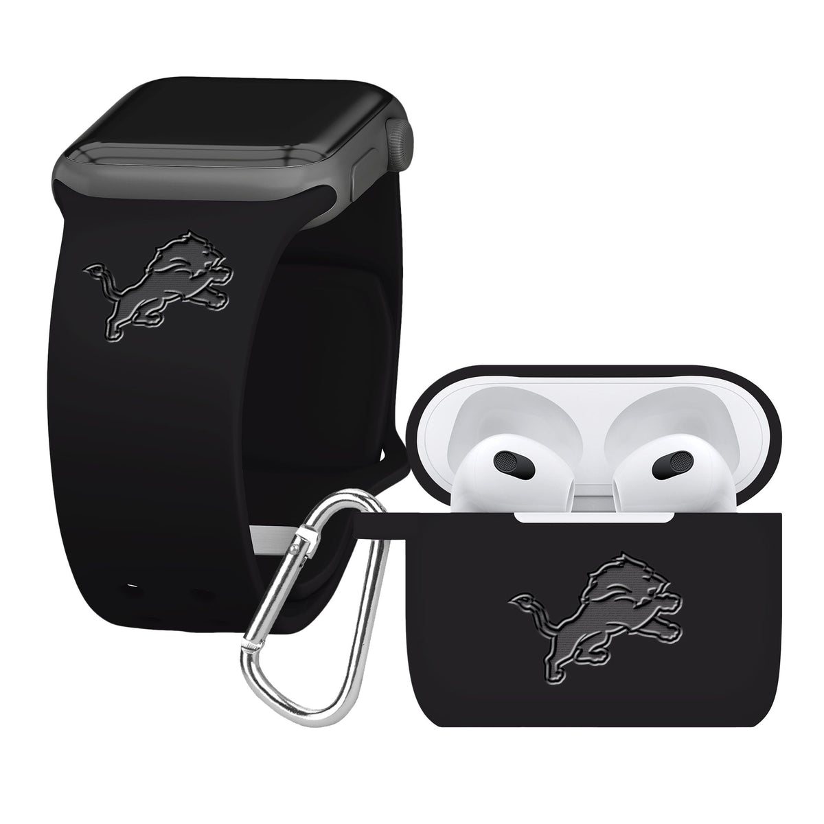 Game Time Detroit Lions Engraved Apple Gen 3 Combo Package