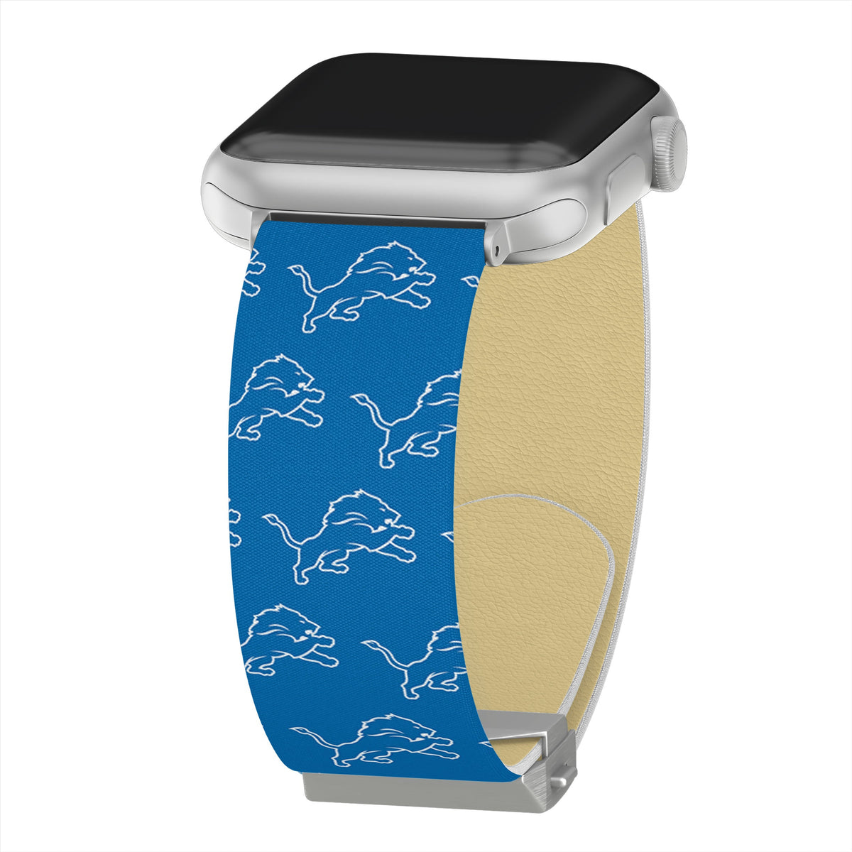 Game Time Detroit Lions Signature Series Apple Watch Band With Engraved Buckle