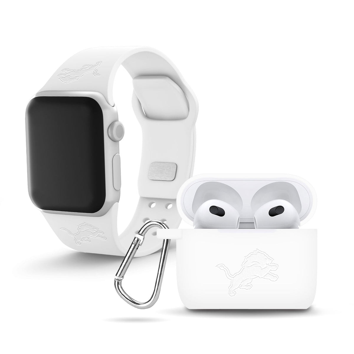 Game Time Detroit Lions Engraved Apple Gen 3 Combo Package