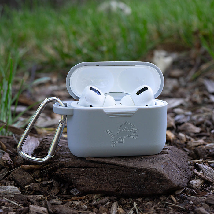 Game Time Detroit Lions Engraved AirPods Pro 1 &amp; 2 Silicone Case Cover