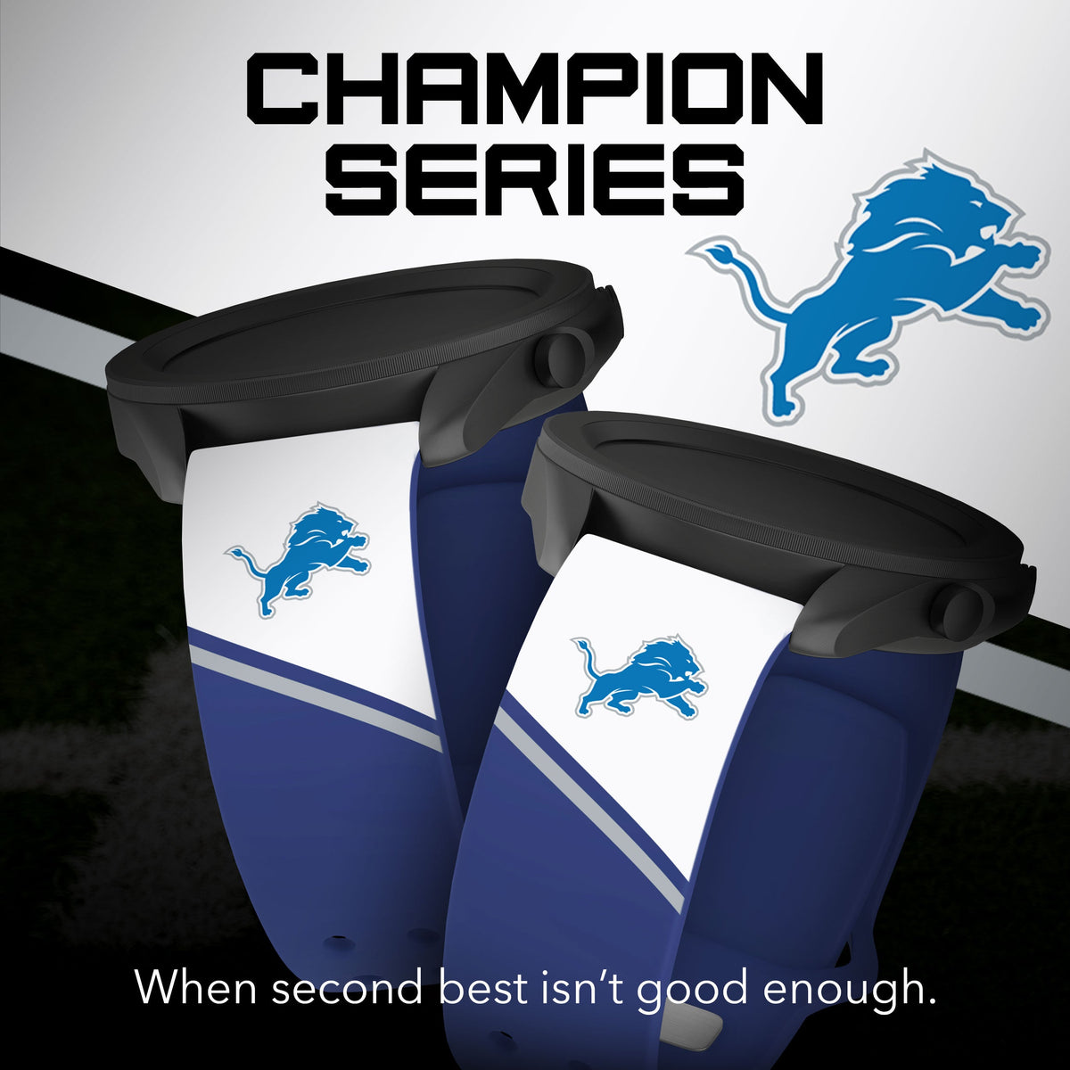 Detroit Lions HD Champion Series Samsung Galaxy Watch Band