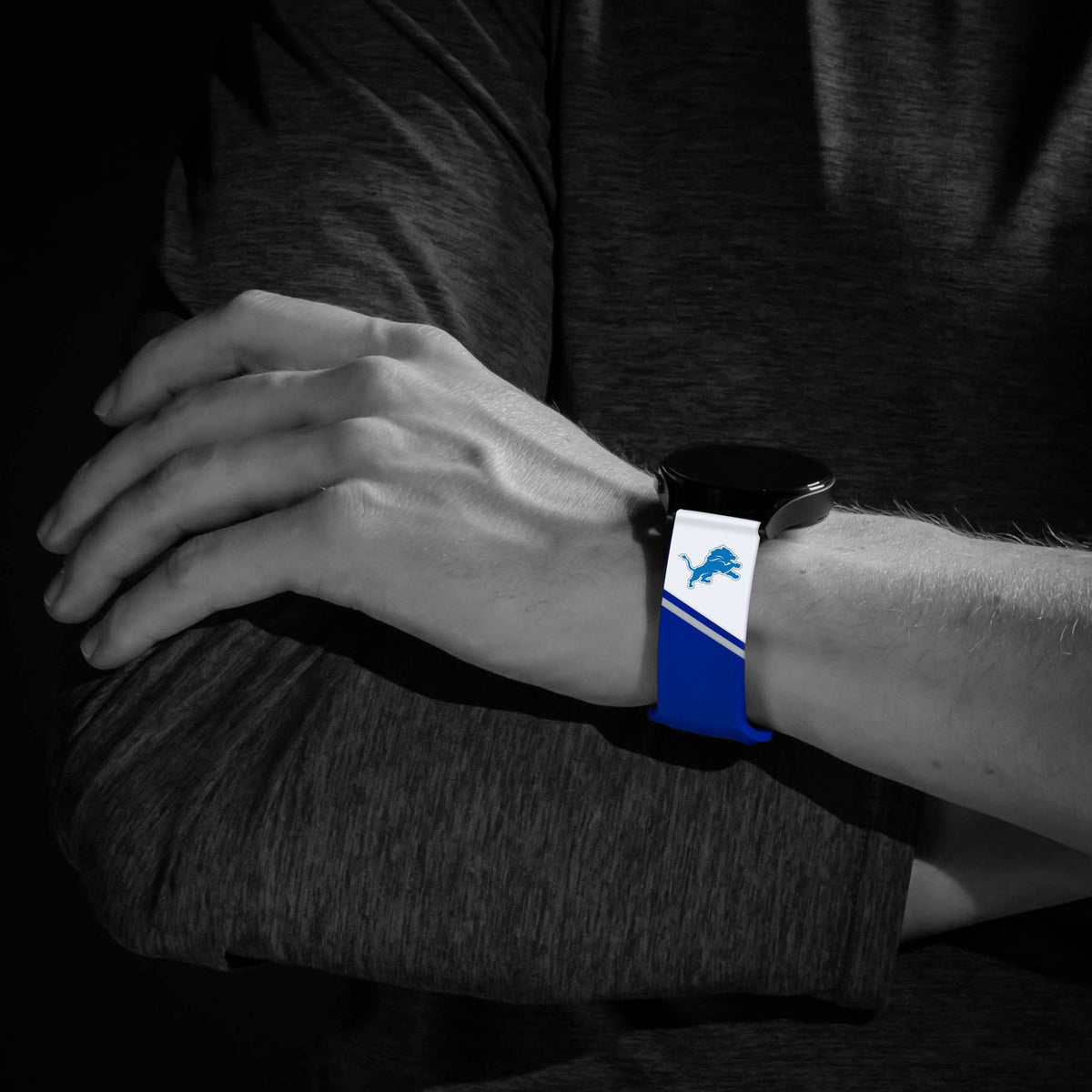 Detroit Lions HD Champion Series Samsung Galaxy Watch Band