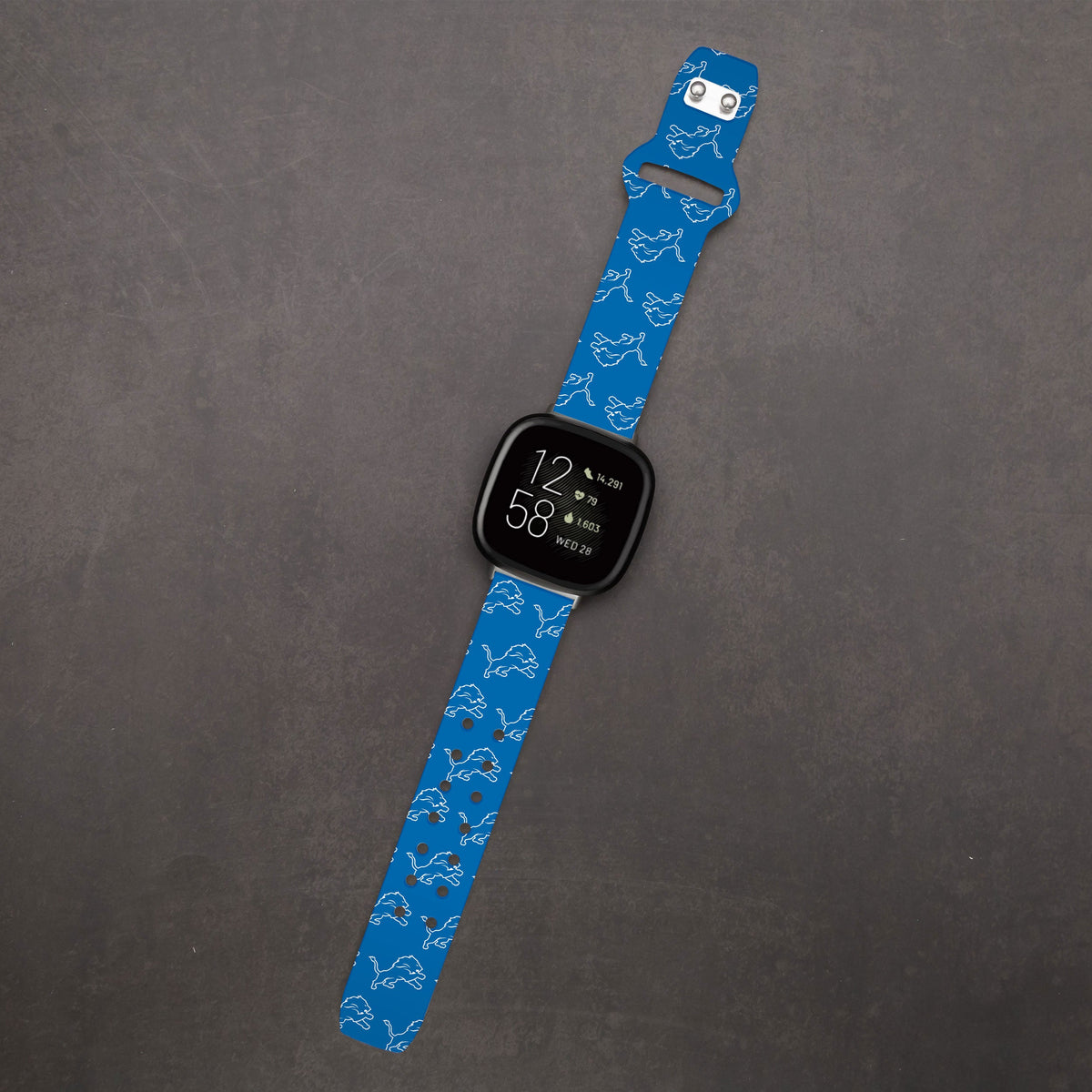 Detroit Lions HD Fitbit Versa 3 and Sense 1 Watch Band