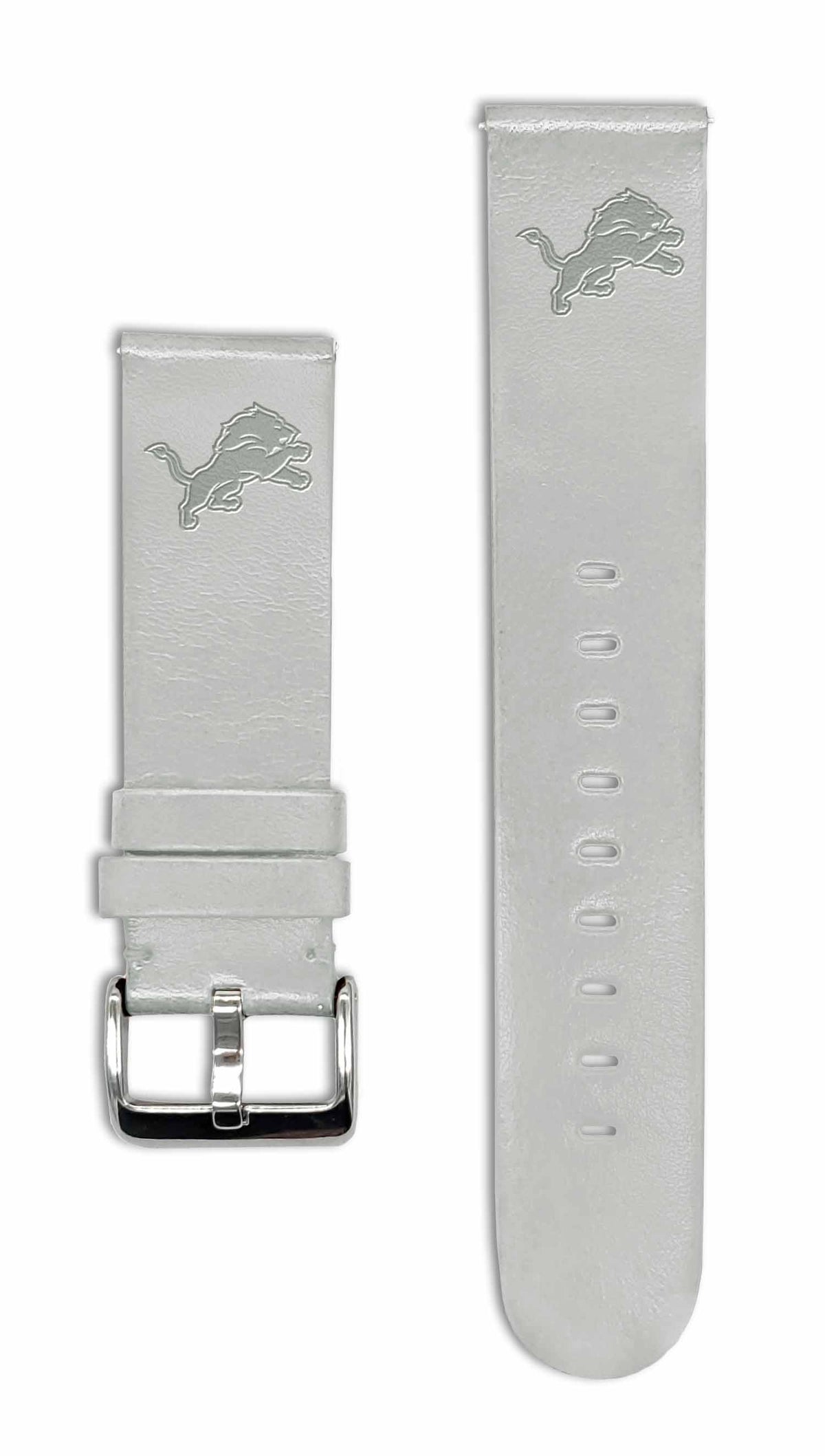 Detroit Lions Quick Change Leather Watch Band - USA Sewn - AffinityBands