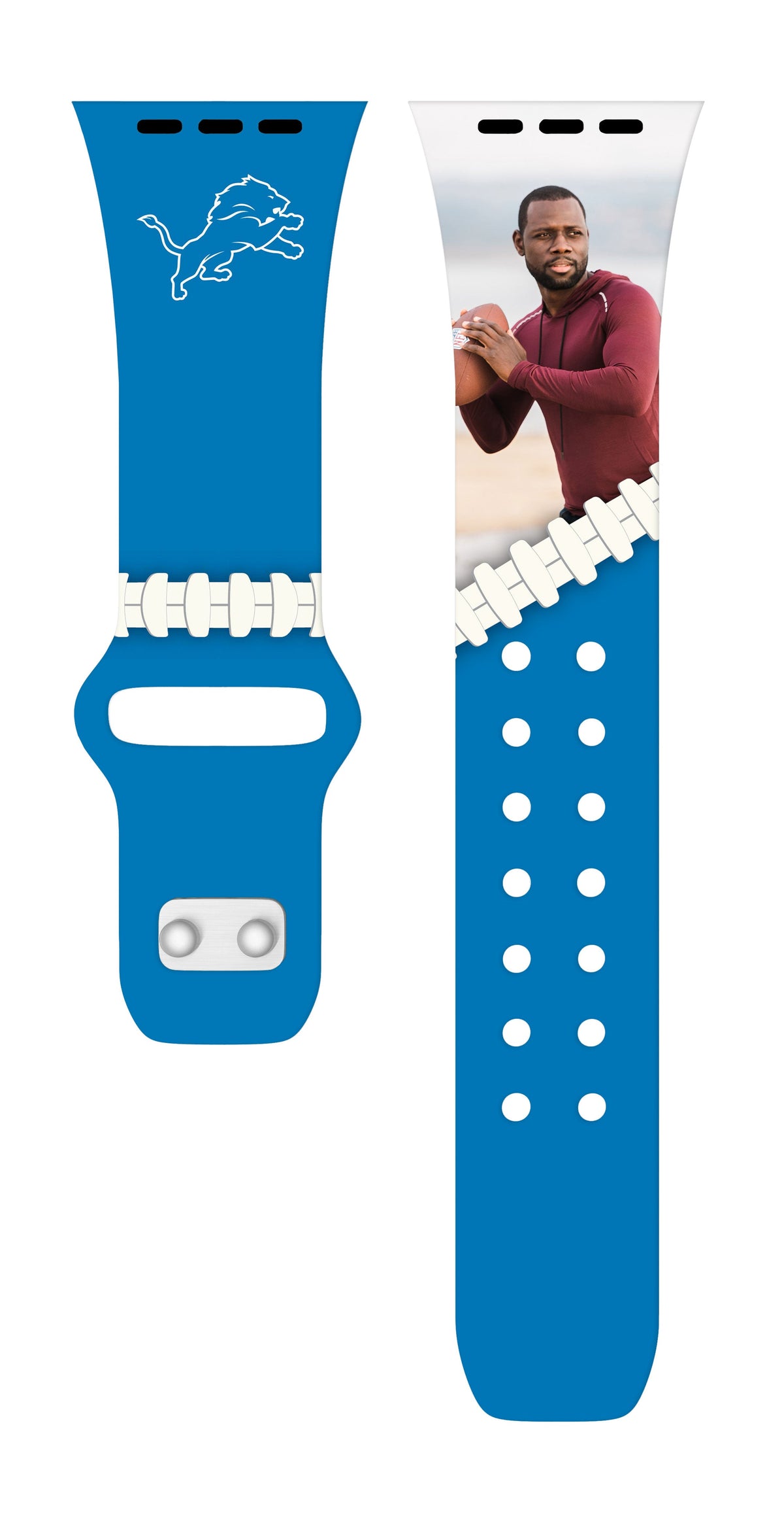 Detroit Lions Custom Photo HD Apple Watch Band