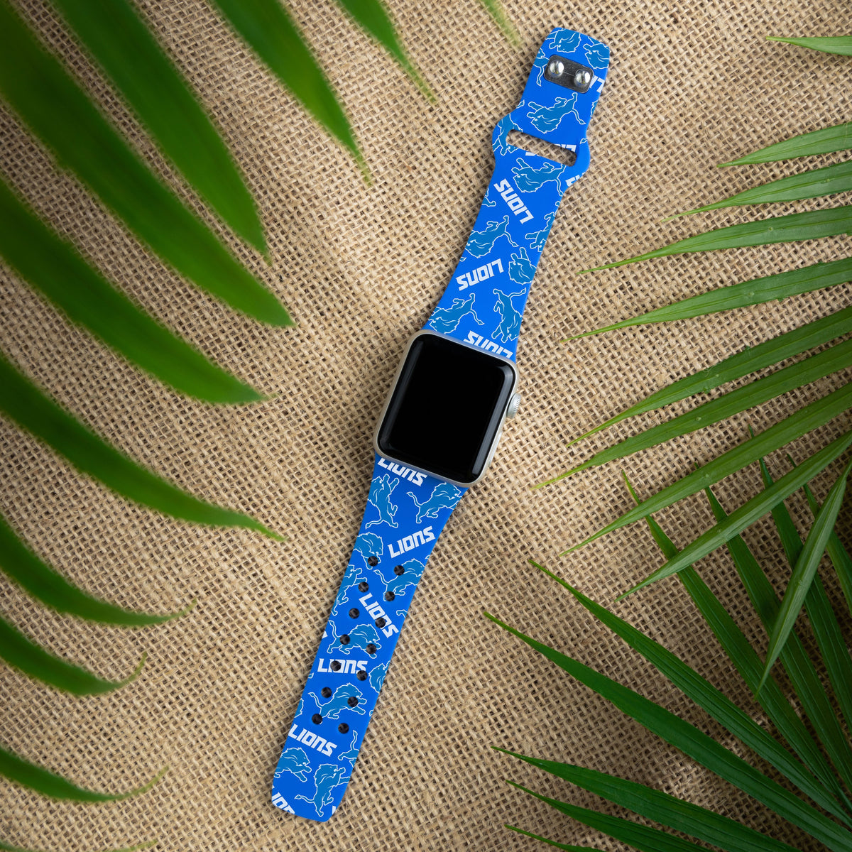 Detroit Lions HD Apple Watch Band