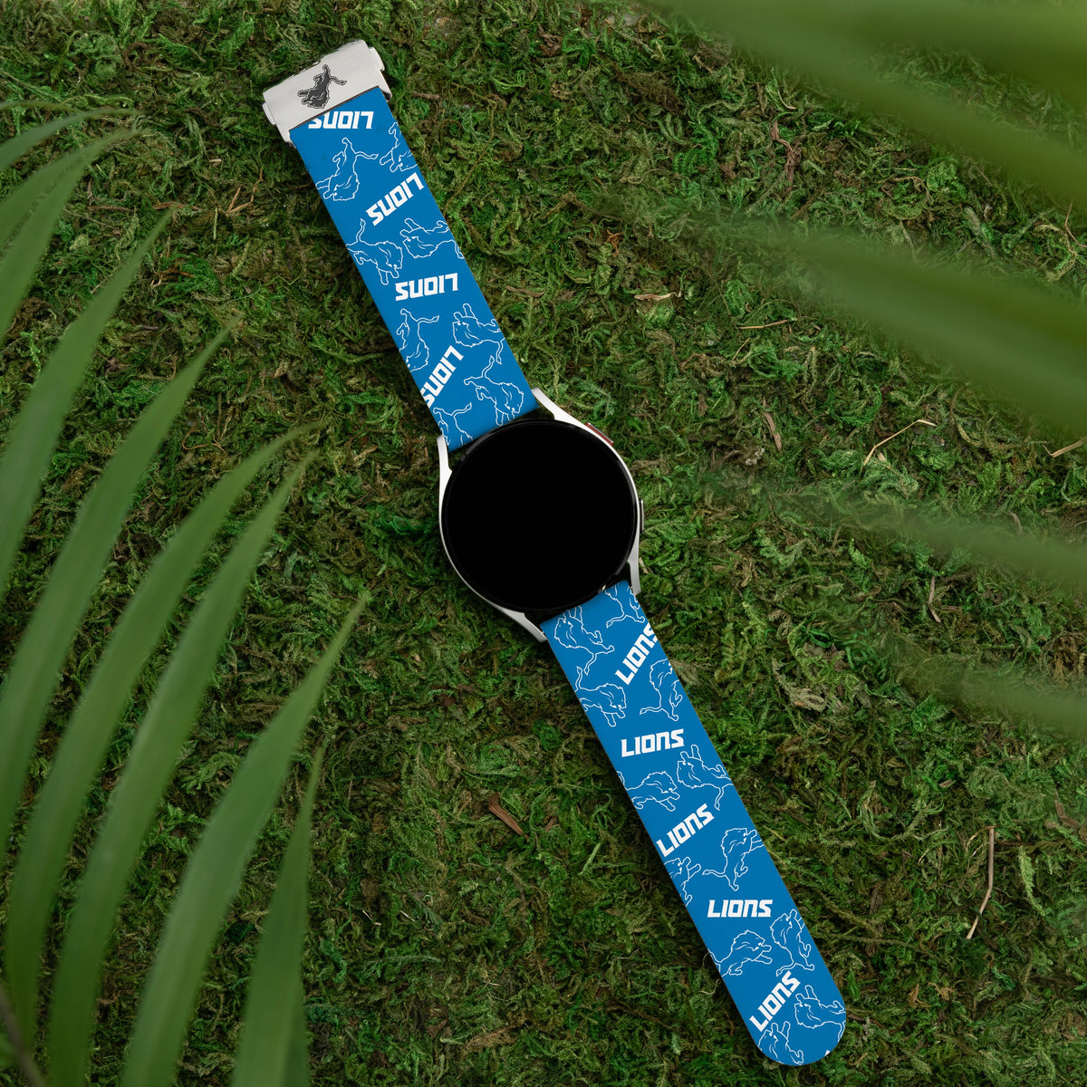 Game Time Detroit Lions Signature Series Quick Change Watch Band With Engraved Buckle