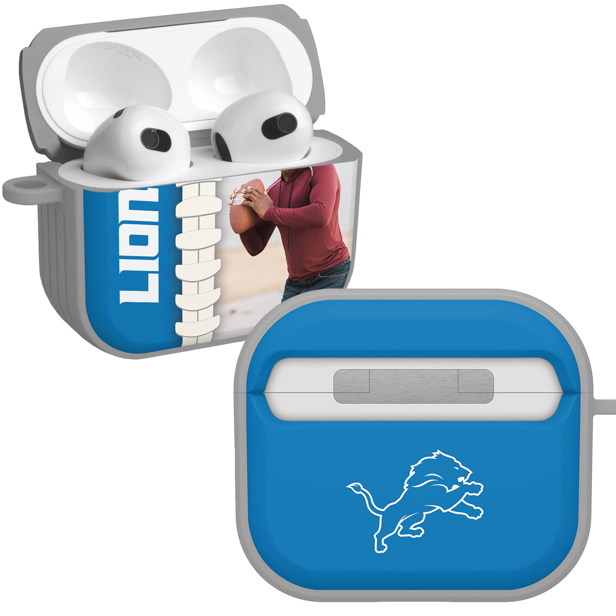 Detroit Lions Custom Photo HDX Apple AirPods Gen 3 Case Cover