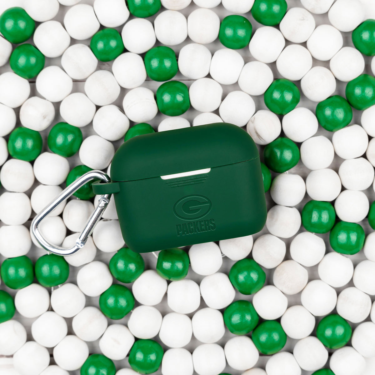 Game Time Green Bay Packers Engraved AirPods Pro 1 &amp; 2 Silicone Case Cover