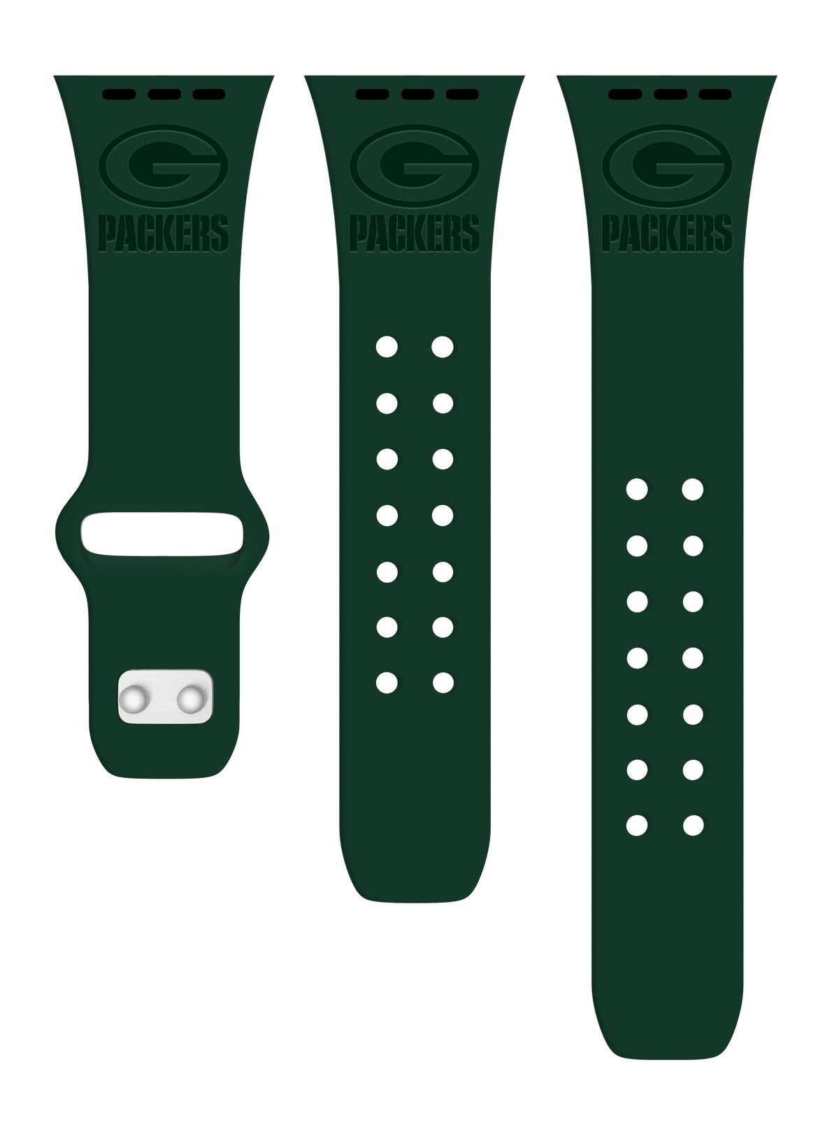 Green Bay Packers Engraved Apple Watch Band - Game Time