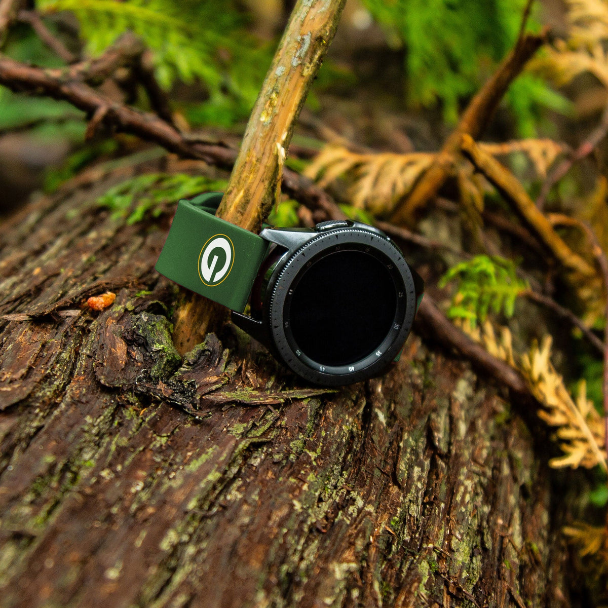 Green Bay Packers Quick Change Silicone Watchband - Game Time