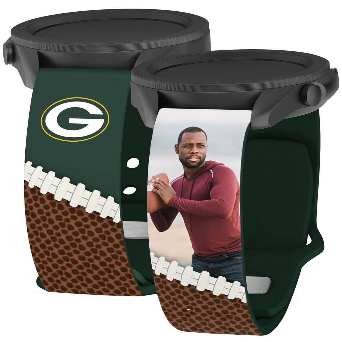 Green Bay Packers Custom Photo HD Samsung Galaxy Watch Band