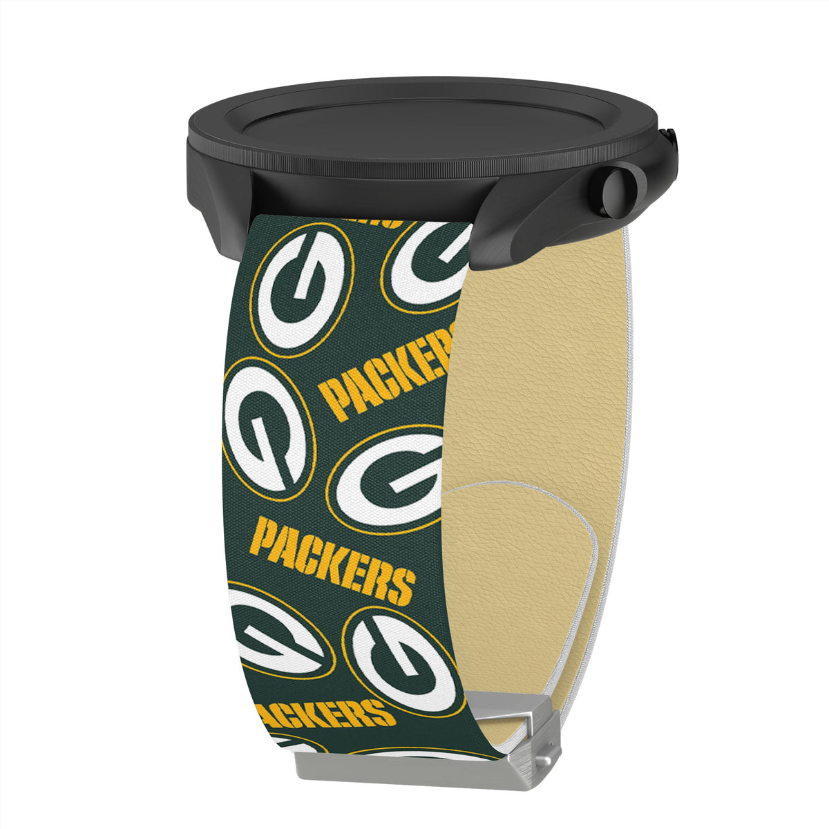 Game Time Green Bay Packers Signature Series Quick Change Watch Band With Engraved Buckle