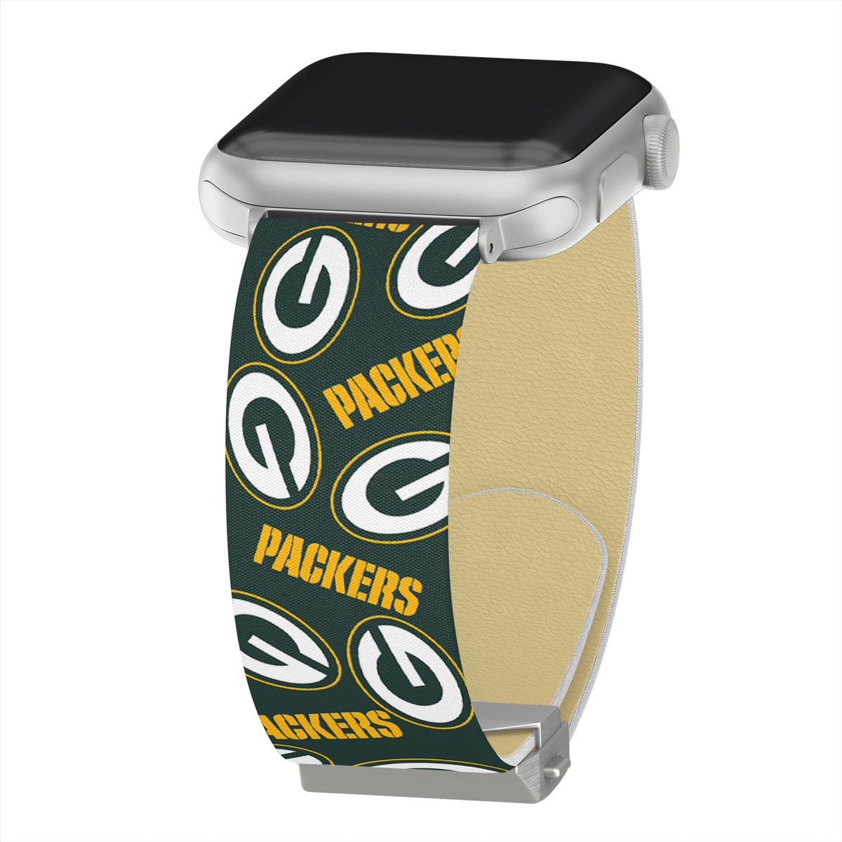 Game Time Green Bay Packers Signature Series Apple Watch Band With Engraved Buckle