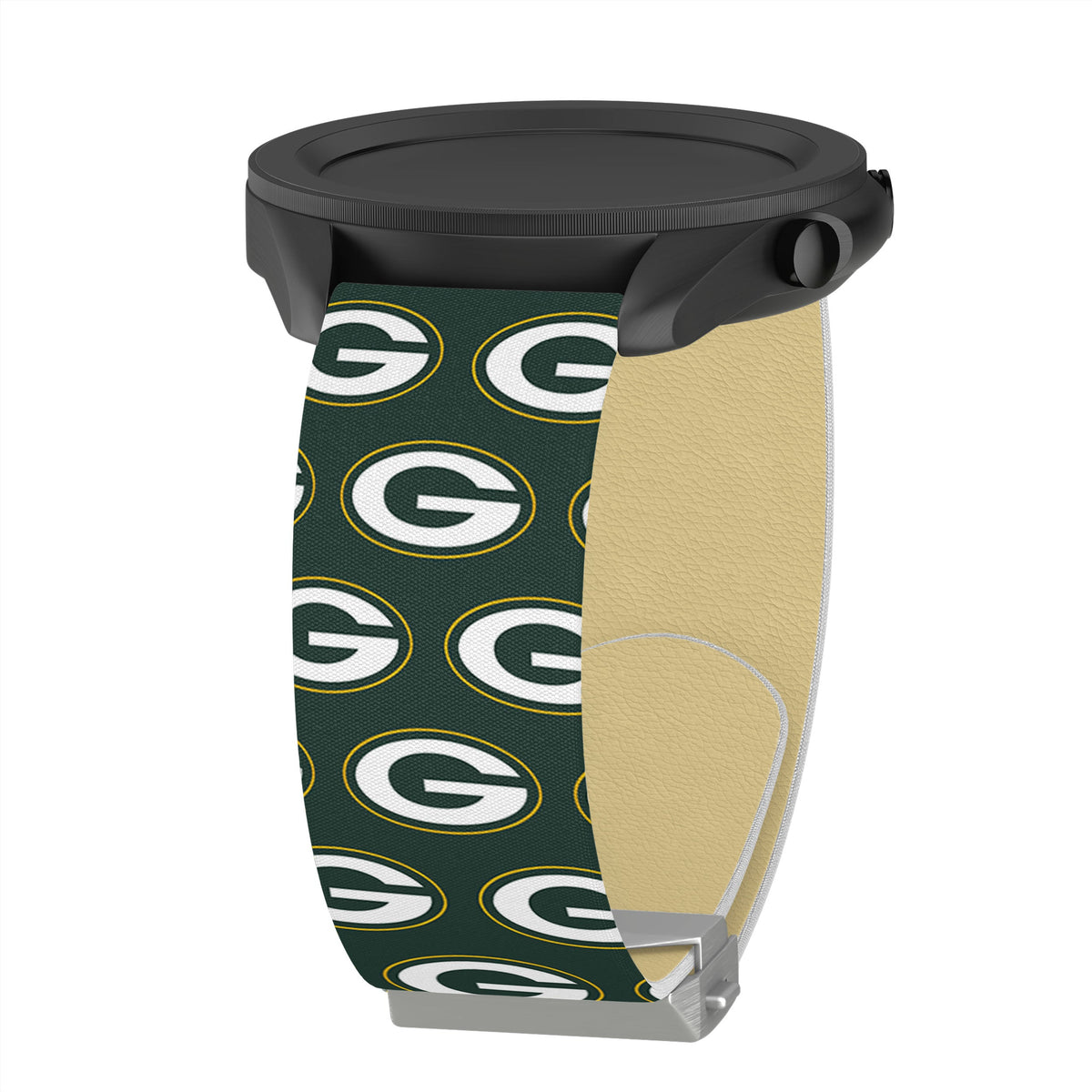 Game Time Green Bay Packers Signature Series Quick Change Watch Band With Engraved Buckle