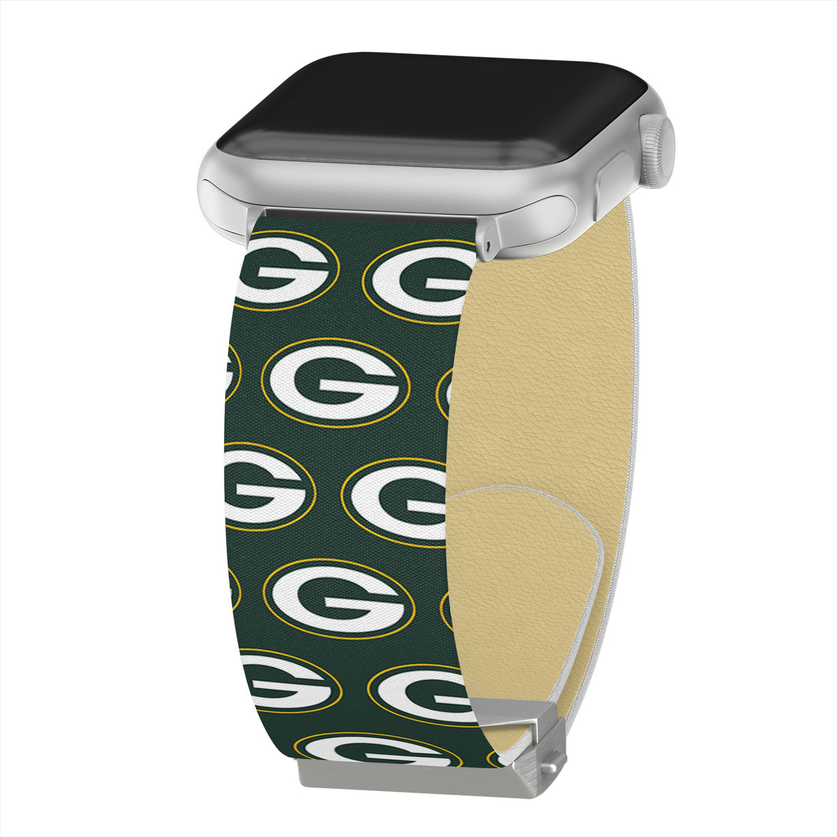 Game Time Green Bay Packers Signature Series Apple Watch Band With Engraved Buckle