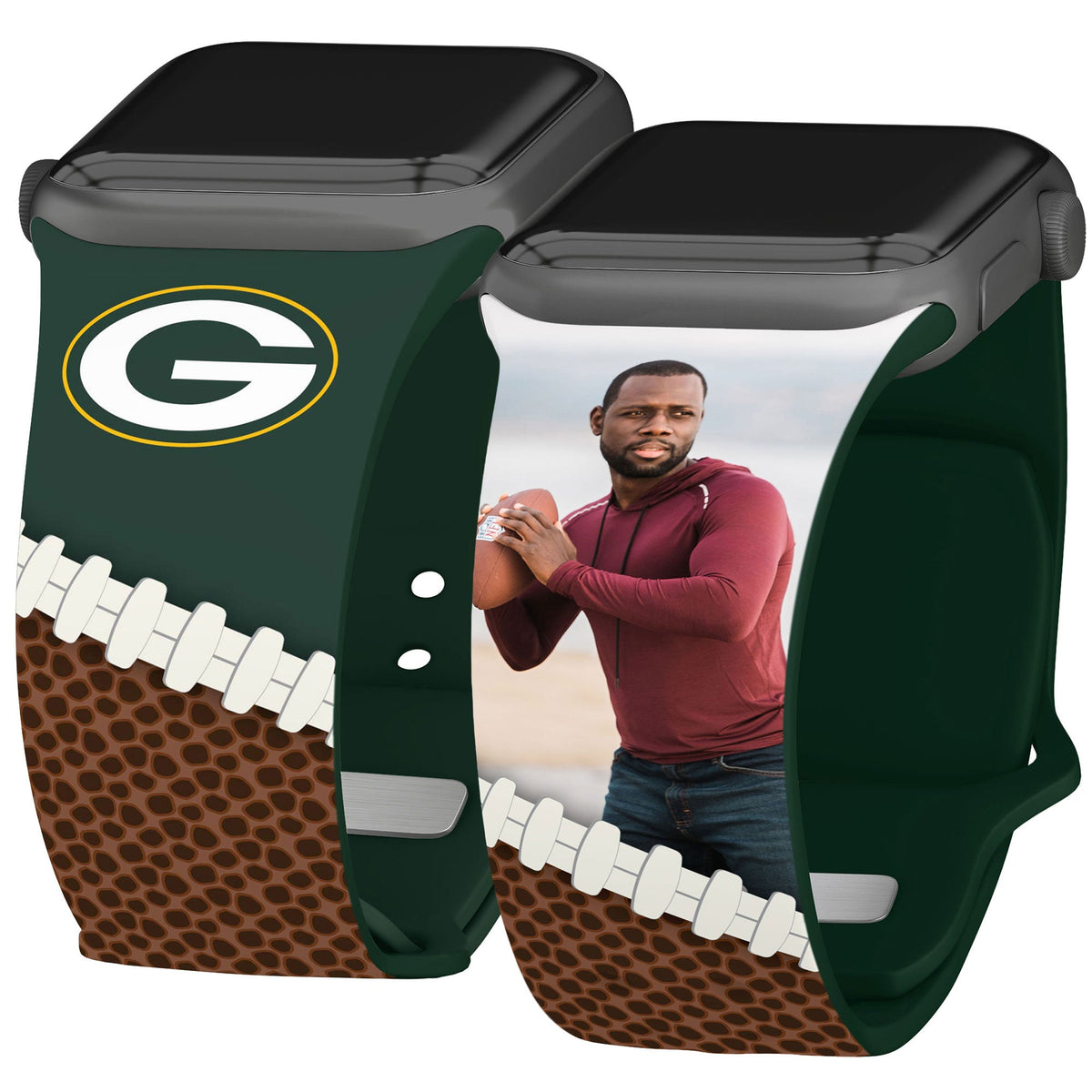 Green Bay Packers Custom Photo HD Apple Watch Band