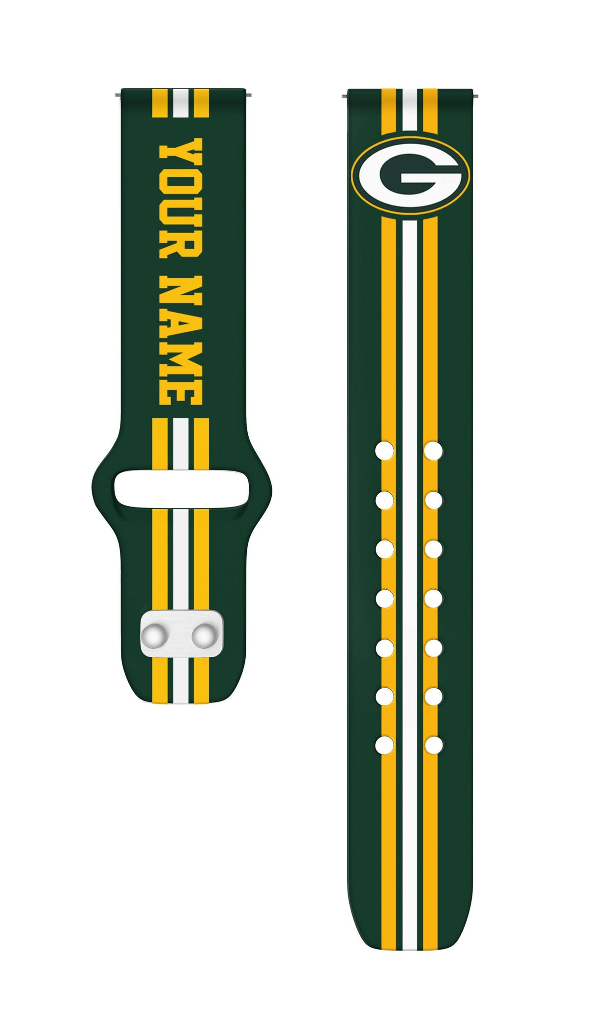 Green Bay Packers Custom Name HD Watch Band