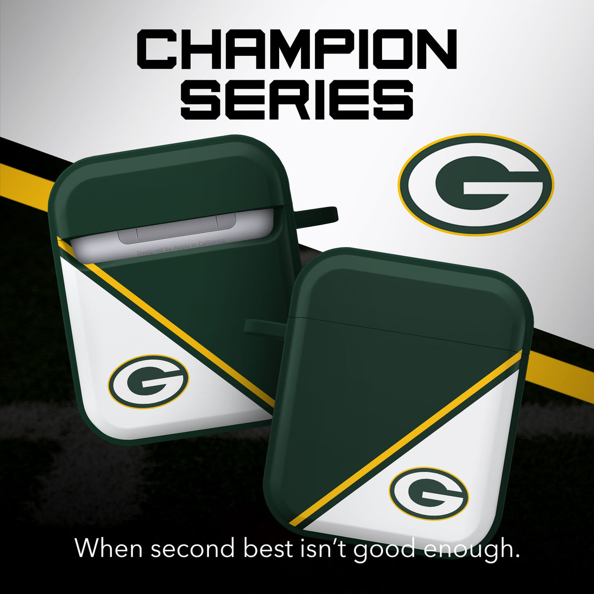 Green Bay Packers HDX Champion Series Apple AirPods Gen 1 &amp; 2 Case Cover