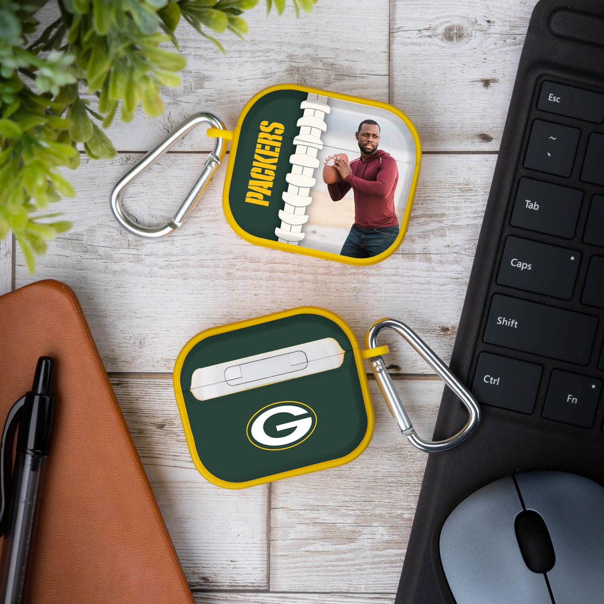 Green Bay Packers Custom Photo HDX Apple AirPods Gen 3 Case Cover