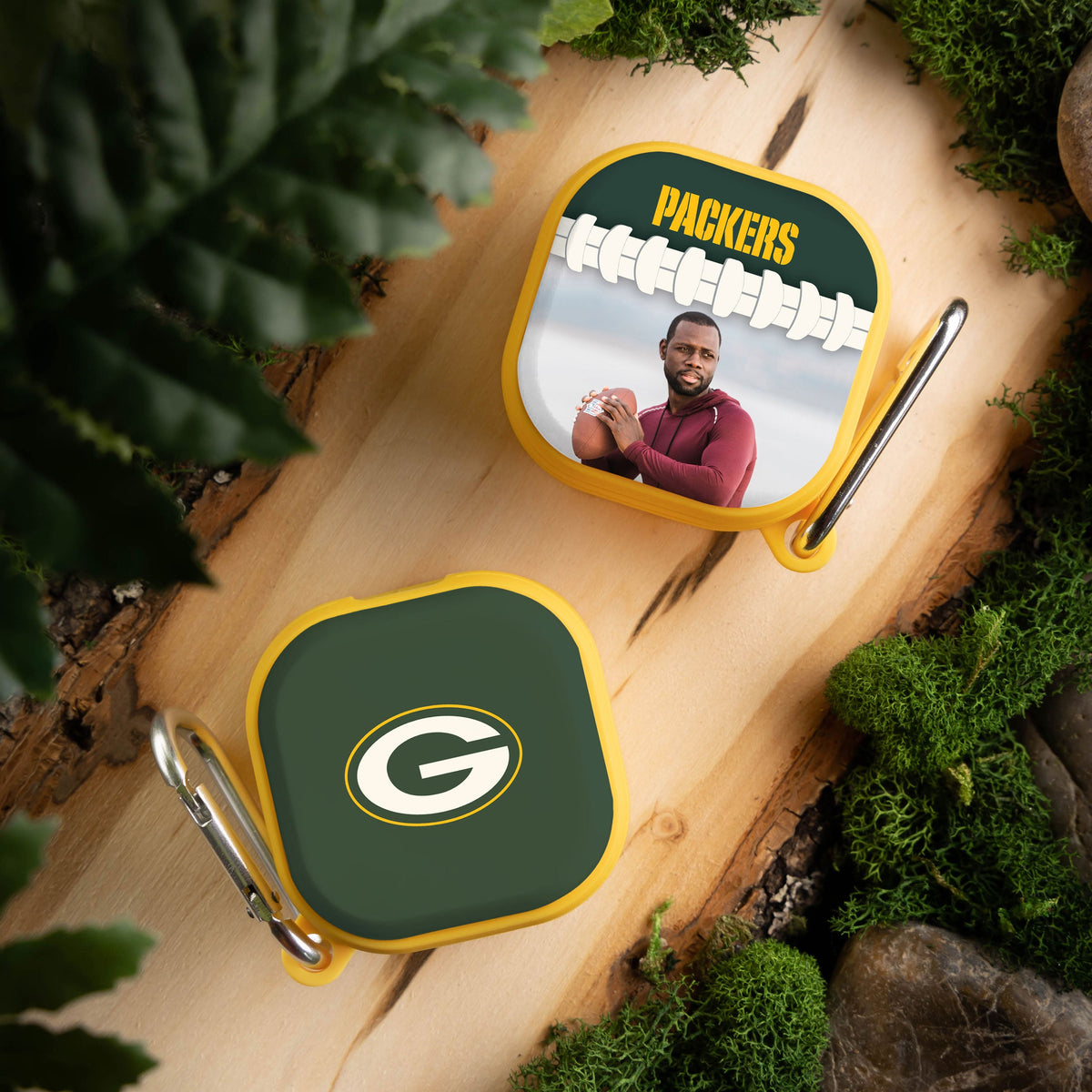 Green Bay Packers Custom Photo HDX Samsung Galaxy Buds Pro &amp; Buds Live Case Cover