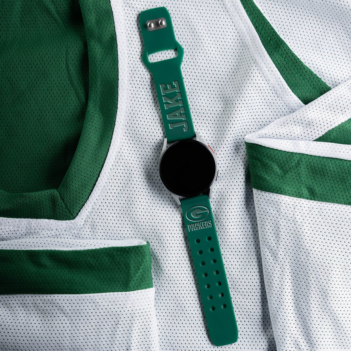 Green Bay Packers Custom Engraved Samsung Galaxy Watch Band
