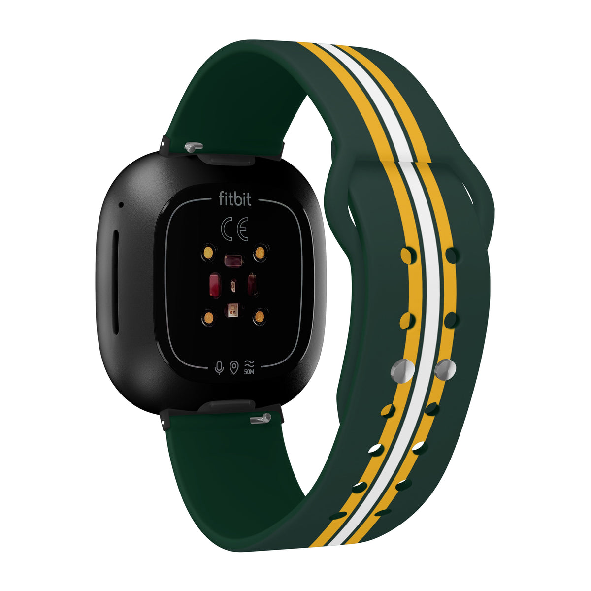 Green Bay Packers HD Fitbit Versa 3 and Sense 1 Watch Band