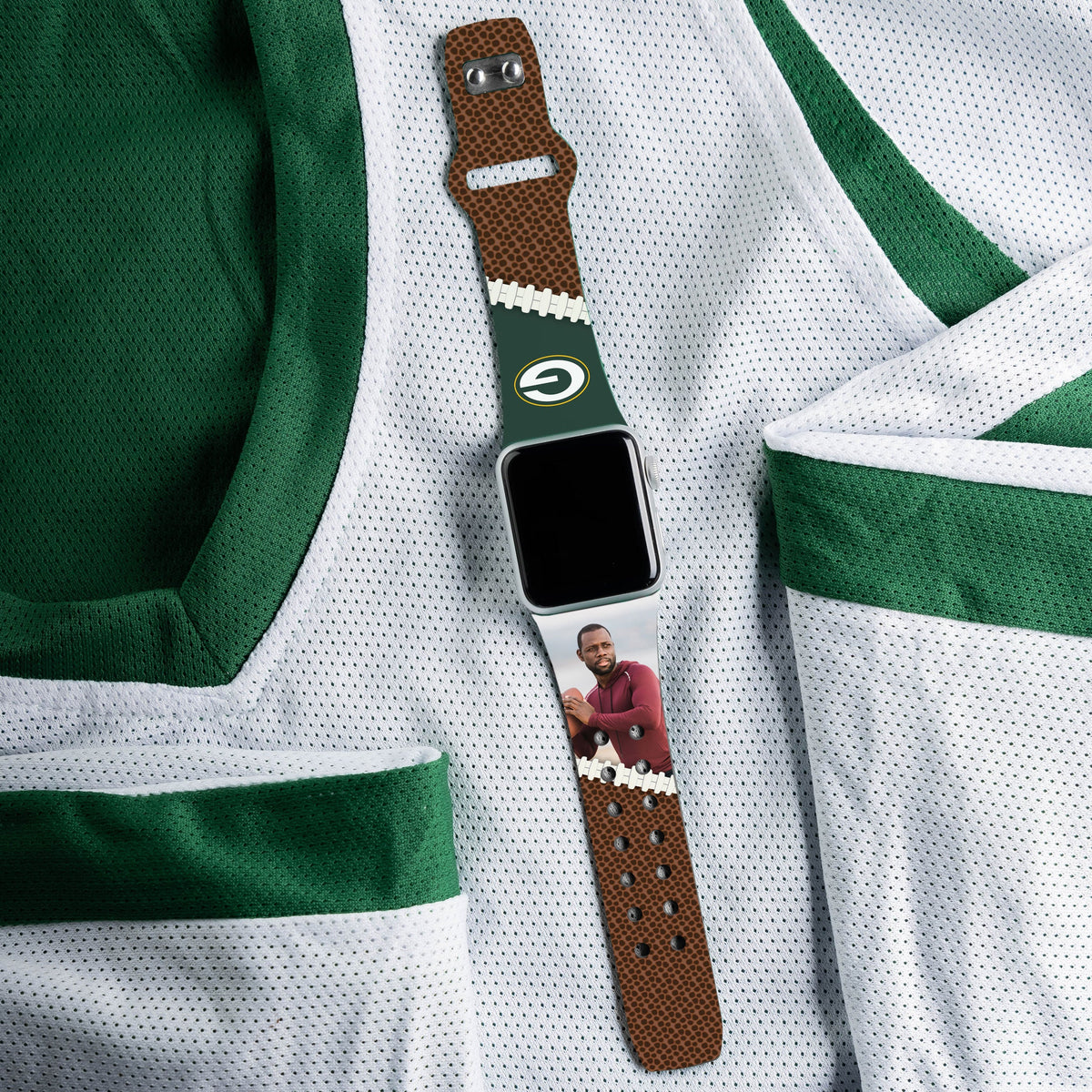 Green Bay Packers Custom Photo HD Apple Watch Band