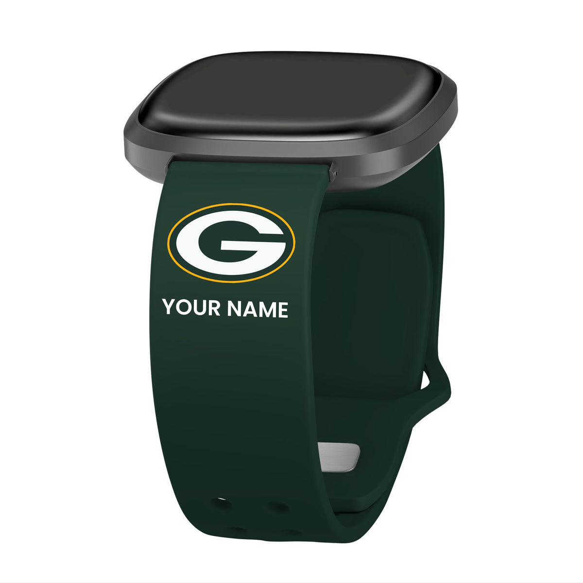 GAME TIME Green Bay Packers Custom Name HD Fitbit Versa 3 &amp; Sense 1 Watch Band