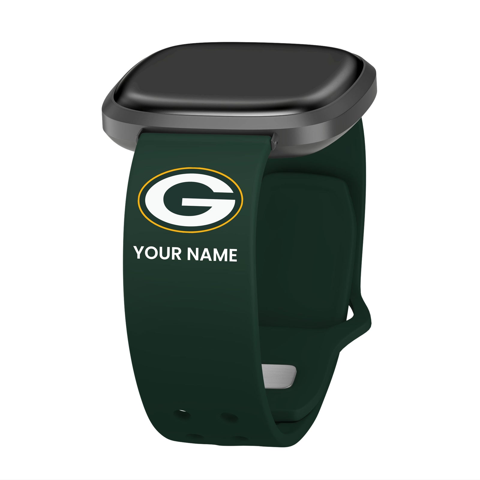 GAME TIME Green Bay Packers Custom Name HD Fitbit Versa 3 & Sense 1 Watch Band