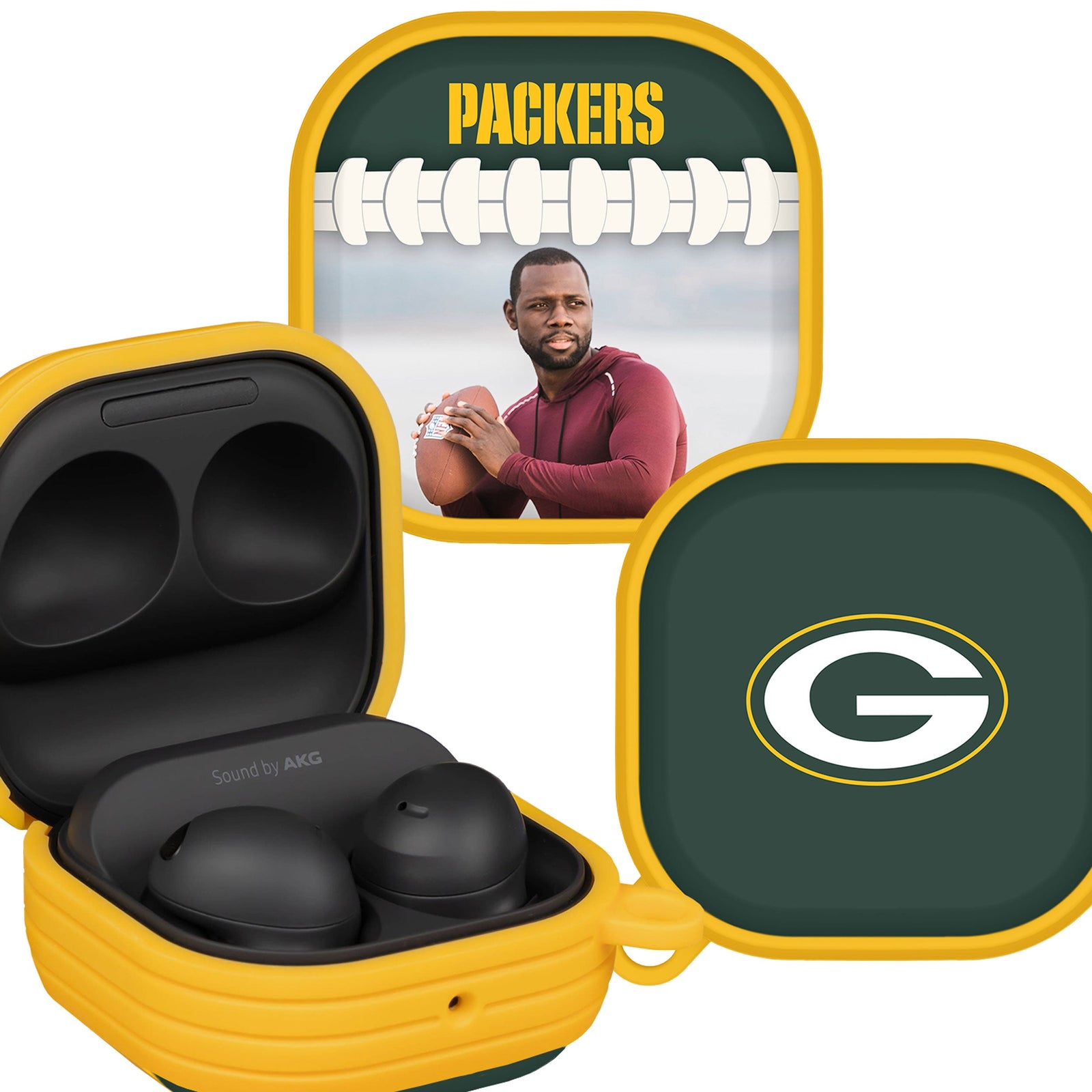 Green Bay Packers Custom Photo HDX Samsung Galaxy Buds Pro & Buds Live Case Cover