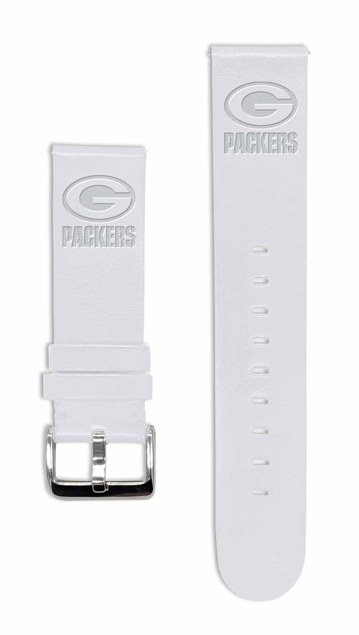 Green Bay Packers Quick Change Leather Watch Band - USA Sewn - AffinityBands