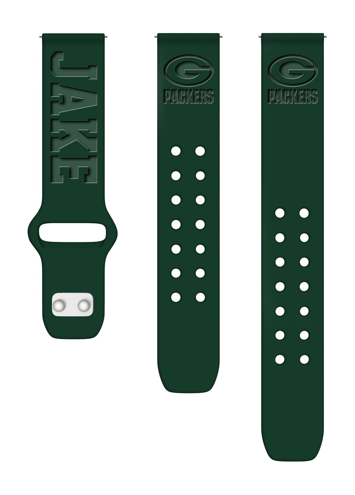 Green Bay Packers Custom Engraved Samsung Galaxy Watch Band