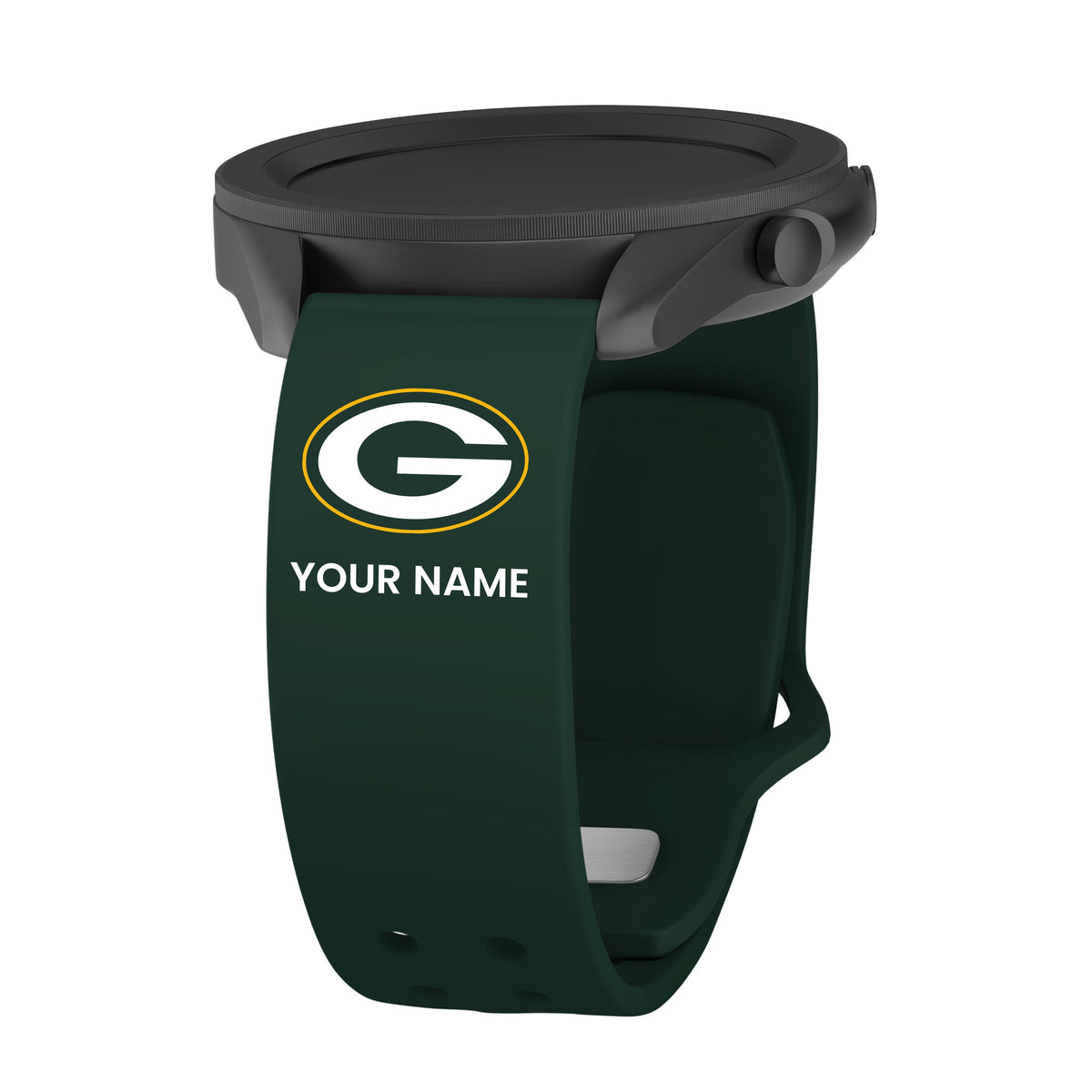 GAME TIME Green Bay Packers Custom Name HD Quick Change Watch Band