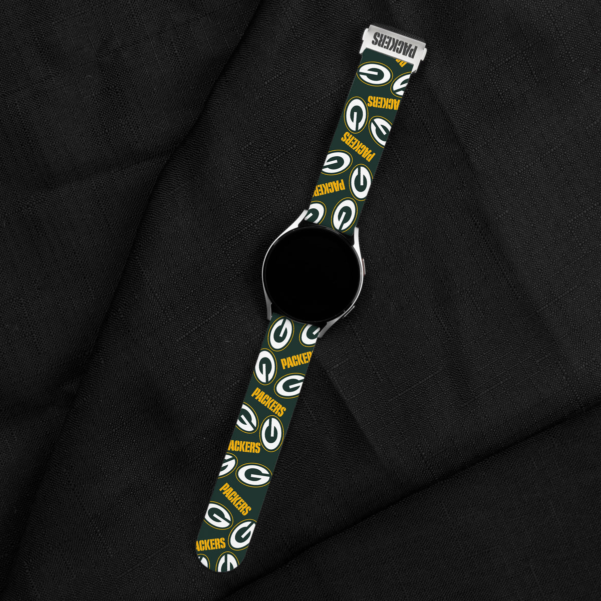 Game Time Green Bay Packers Signature Series Quick Change Watch Band With Engraved Buckle