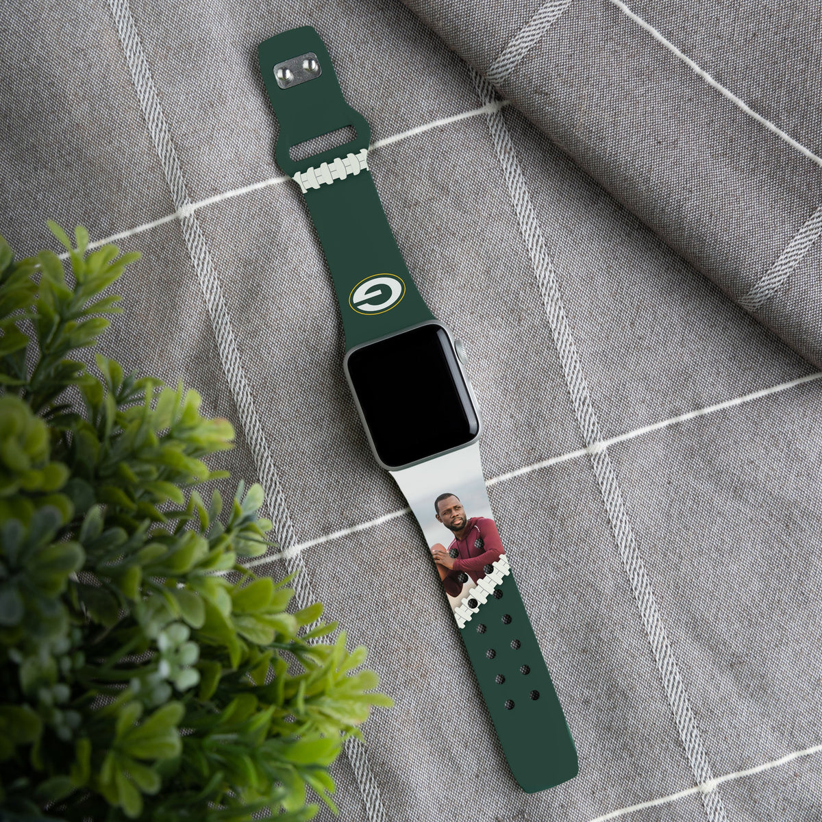 Green Bay Packers Custom Photo HD Apple Watch Band
