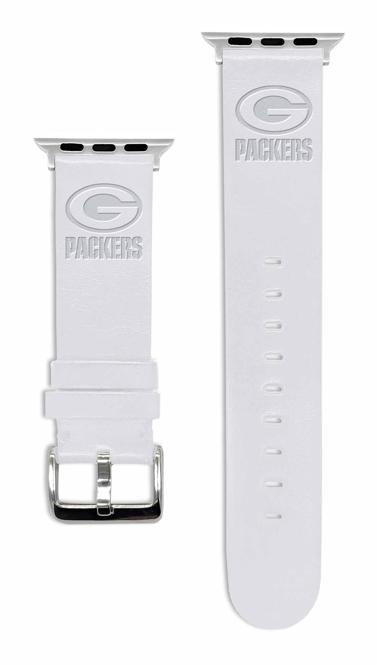 Game Time Green Bay Packers Apple Leather Watch Band - USA Sewn