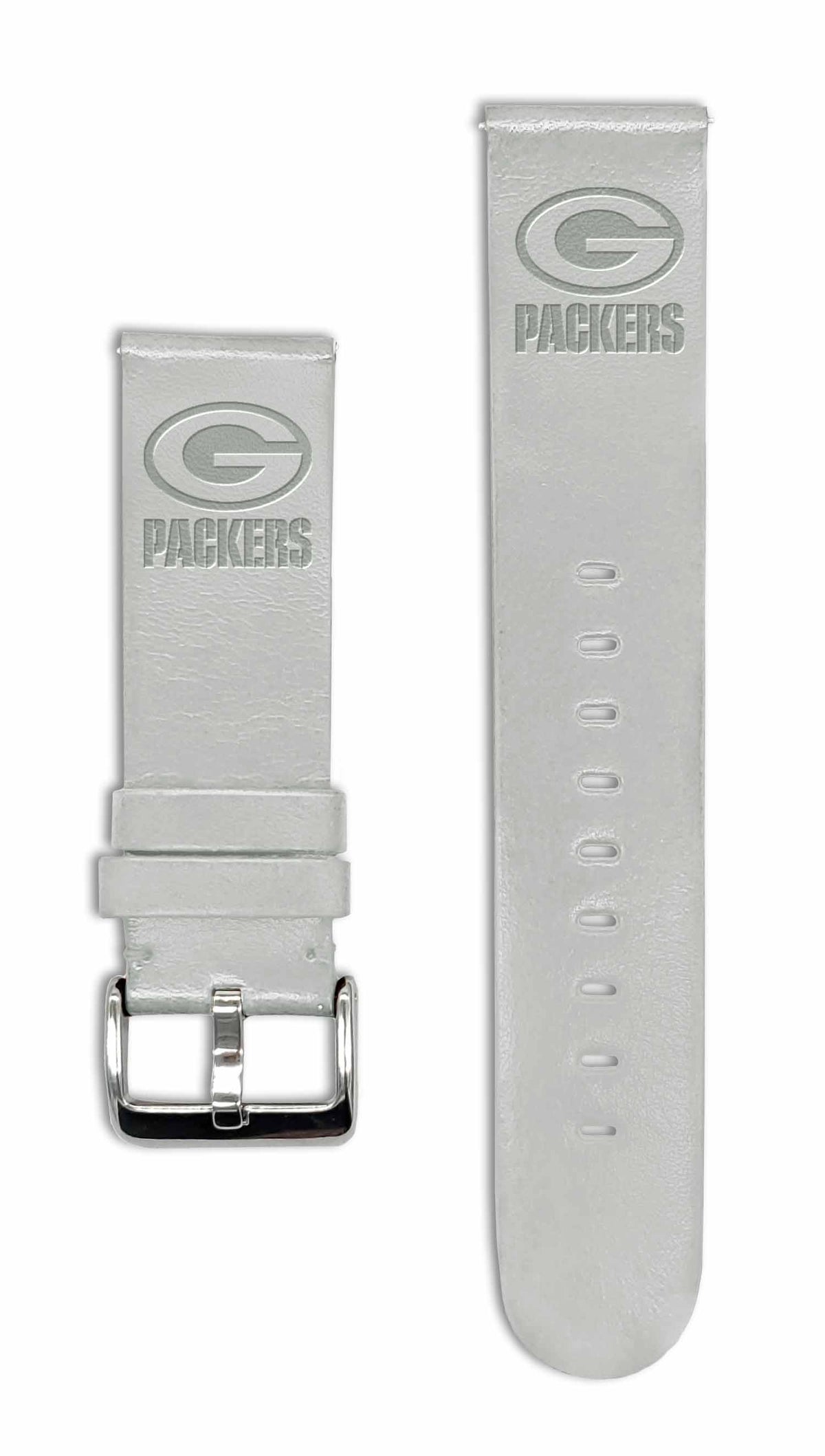 Green Bay Packers Quick Change Leather Watch Band - USA Sewn - AffinityBands