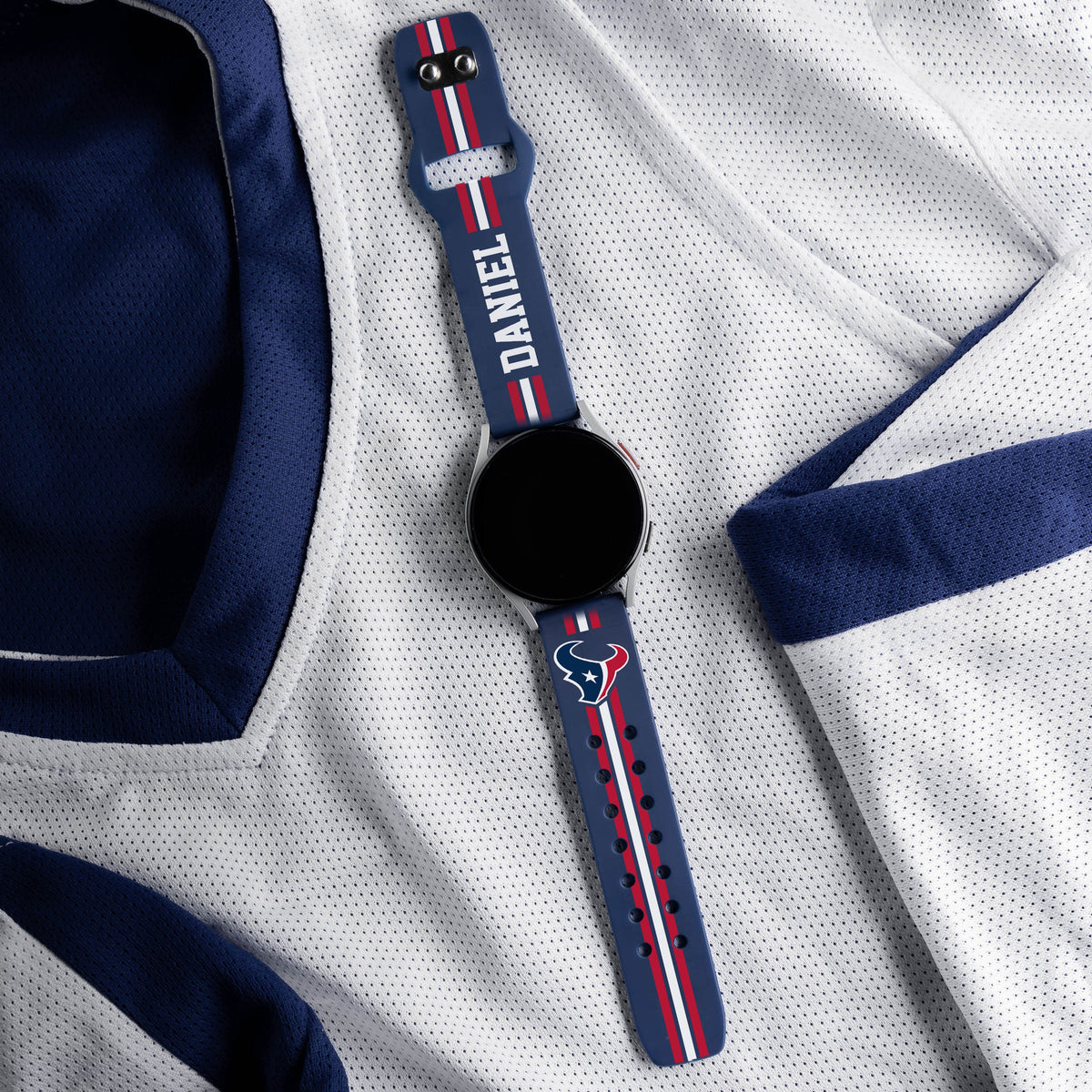 Houston Texans Custom Name HD Watch Band