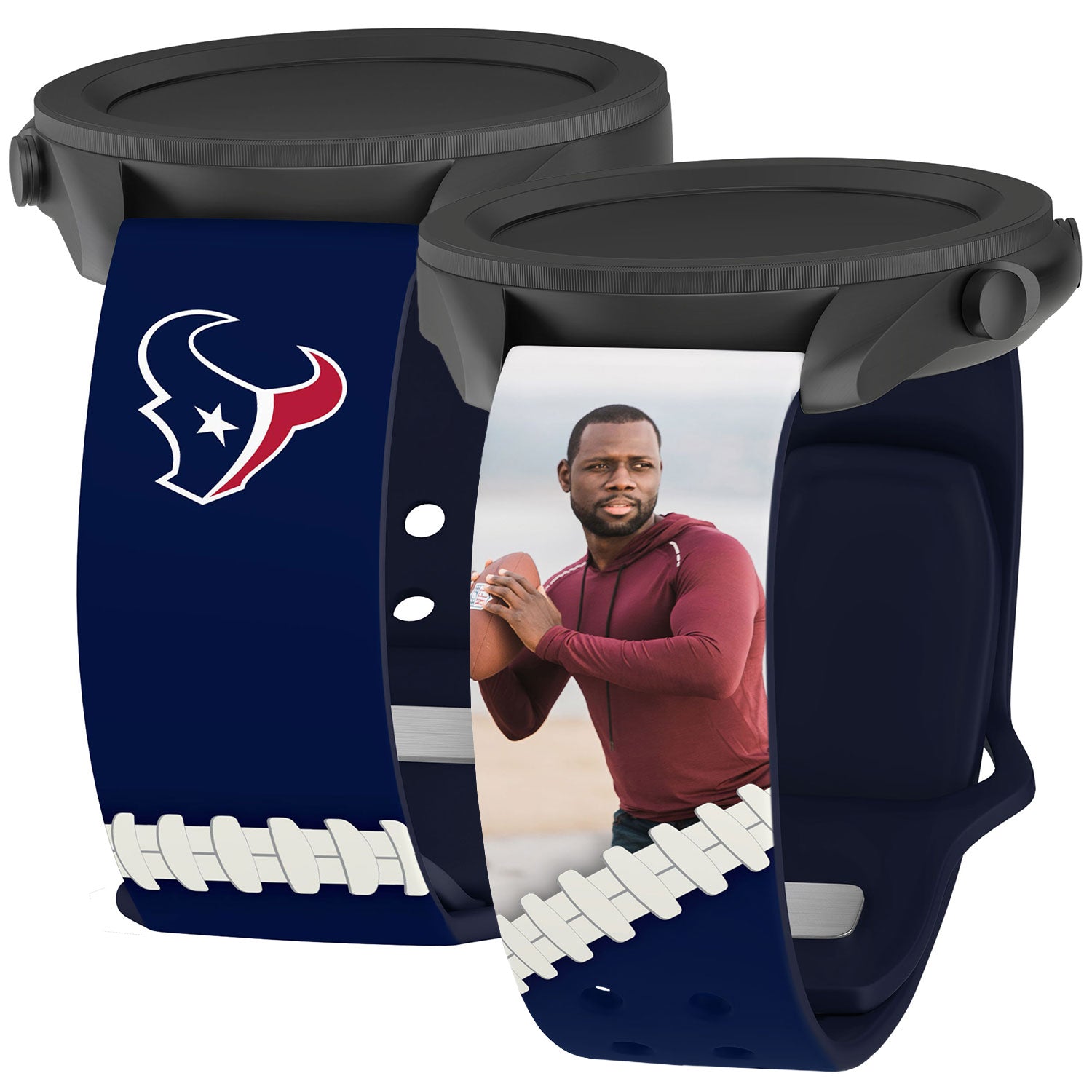 Houston Texans Custom Photo HD Samsung Galaxy Watch Band