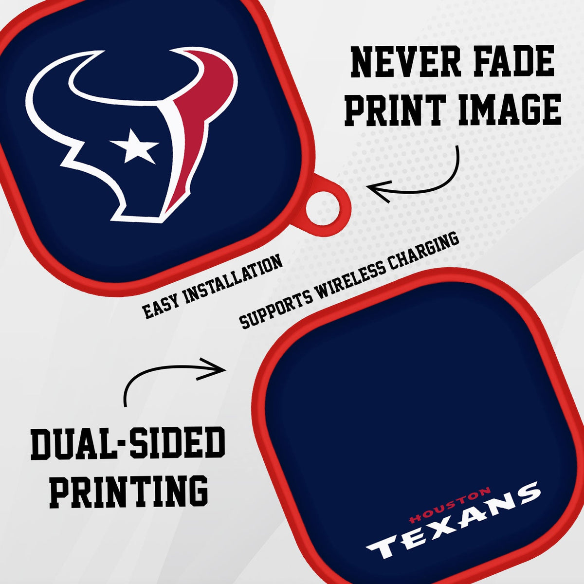 Houston Texans HDX Samsung Galaxy Buds Pro Case Cover