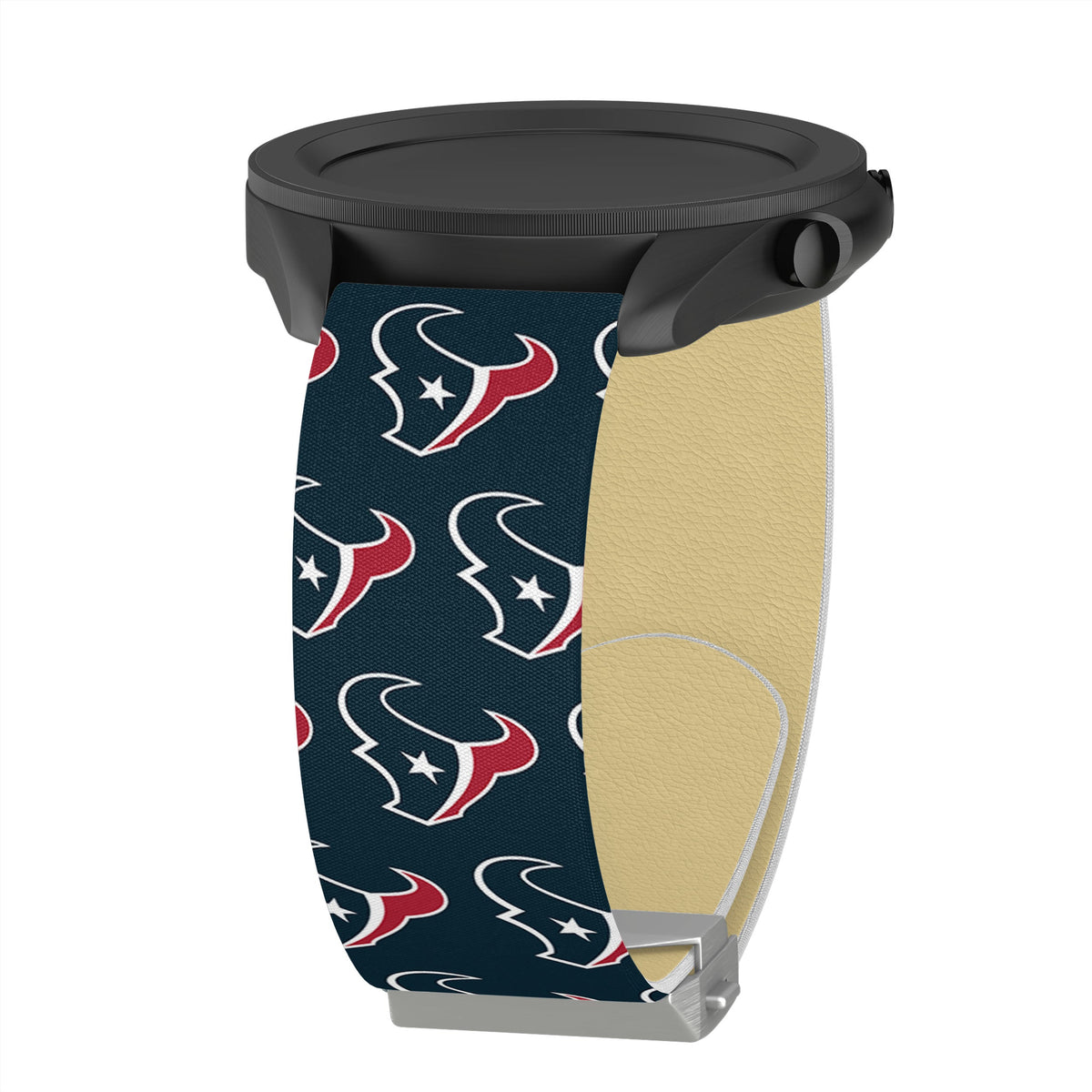 Game Time Houston Texans Signature Series Quick Change Watch Band With Engraved Buckle