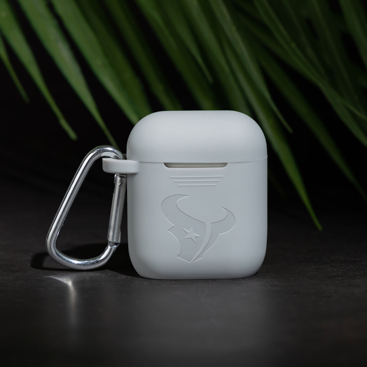 Game Time Houston Texans Engraved Silicone AirPods Case Cover