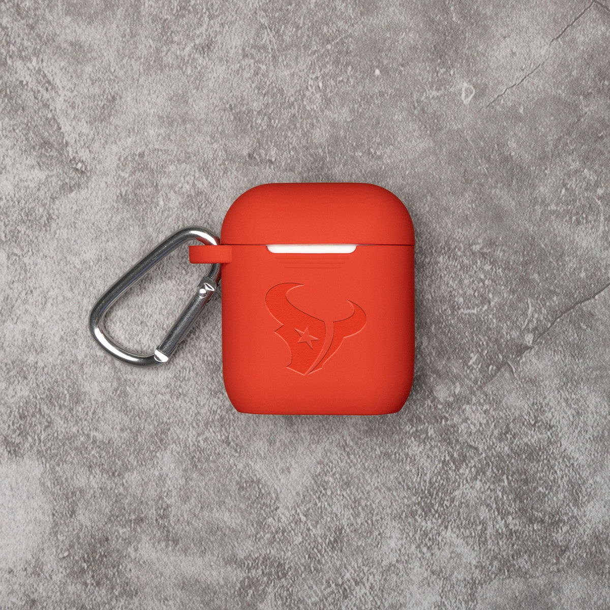 Game Time Houston Texans Engraved Silicone AirPods Case Cover